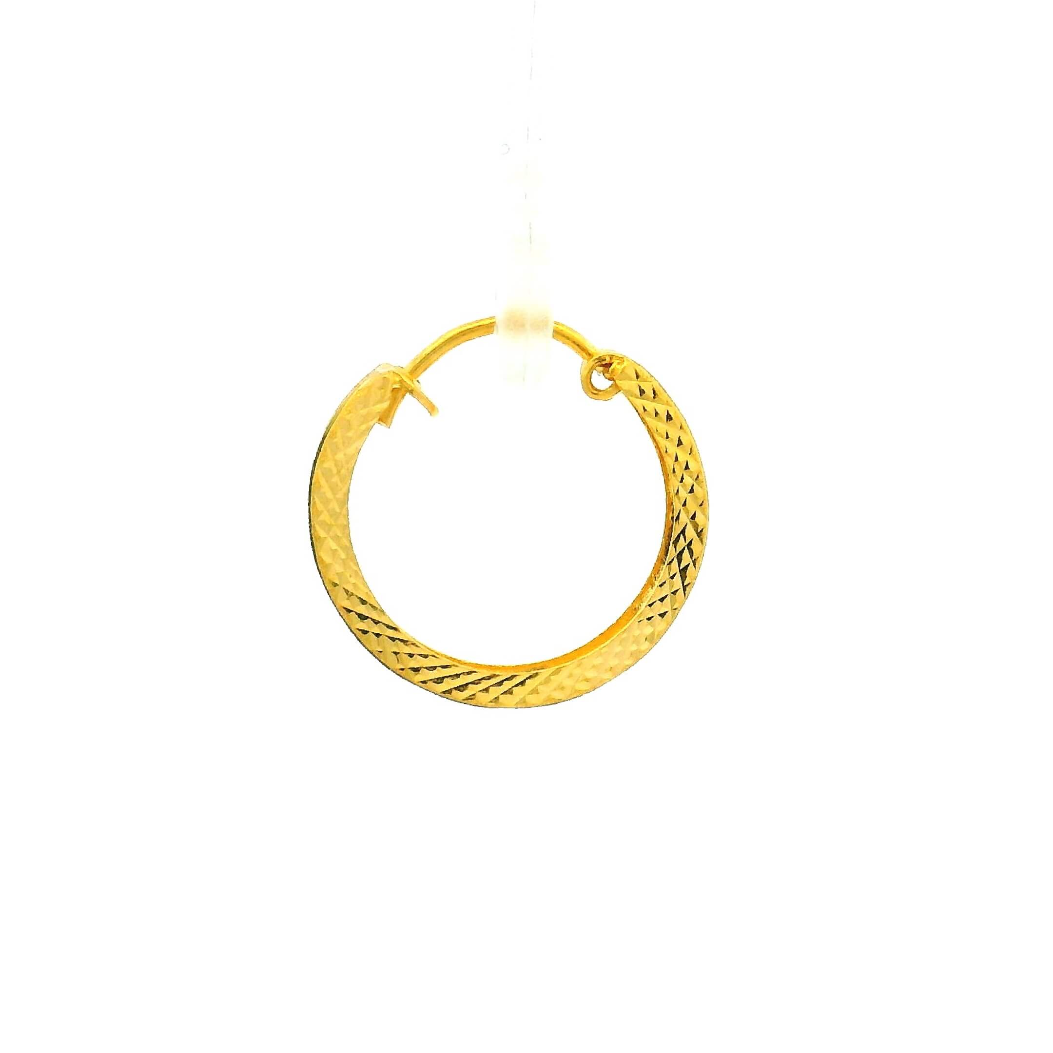 Simply Glorious Gold Hoops