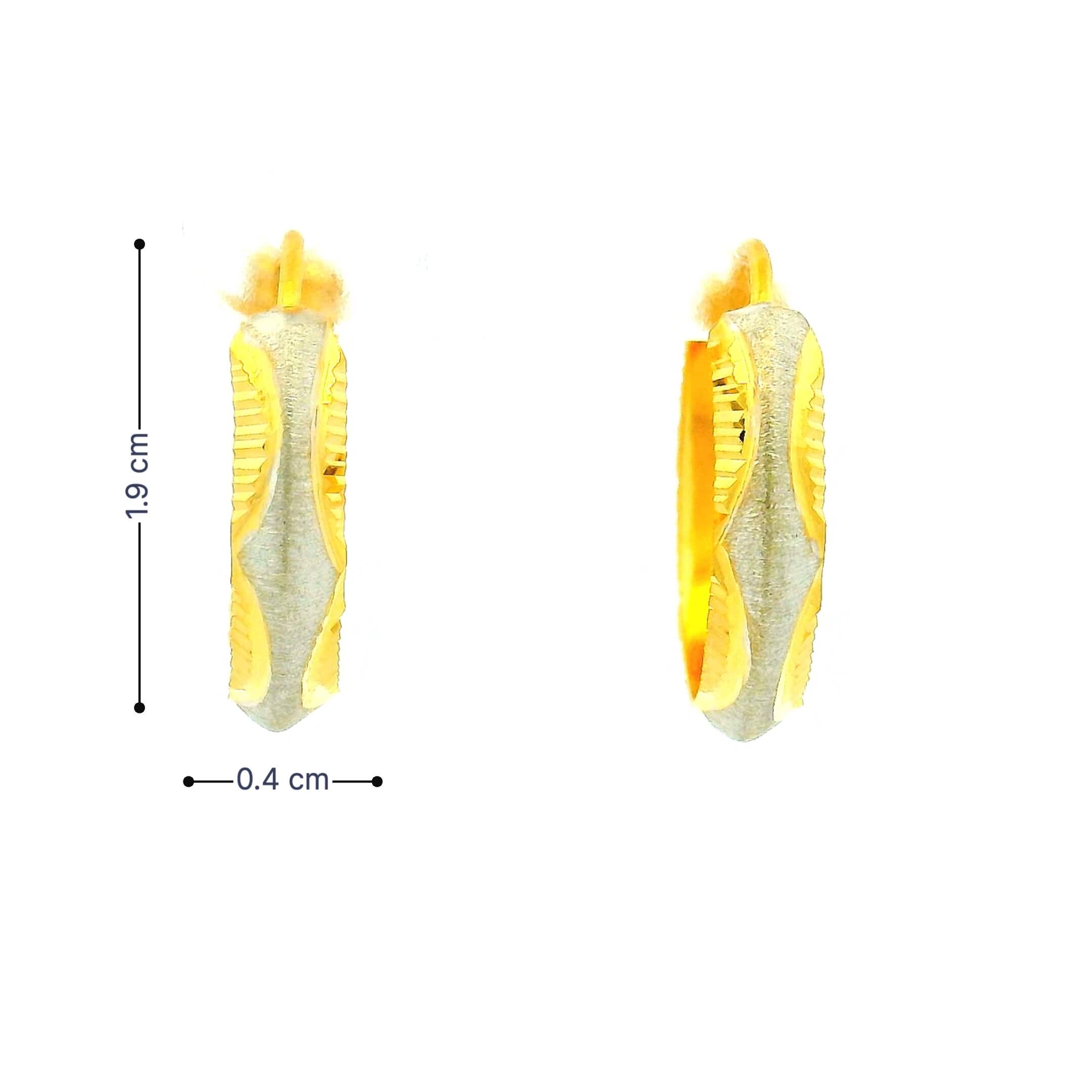 Tiny Spark Gold Hoops