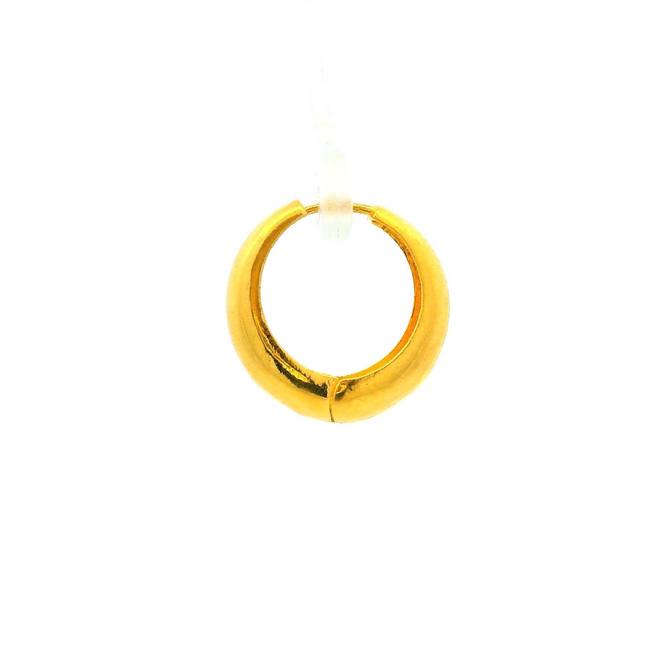 Modest Charm Gold Hoops