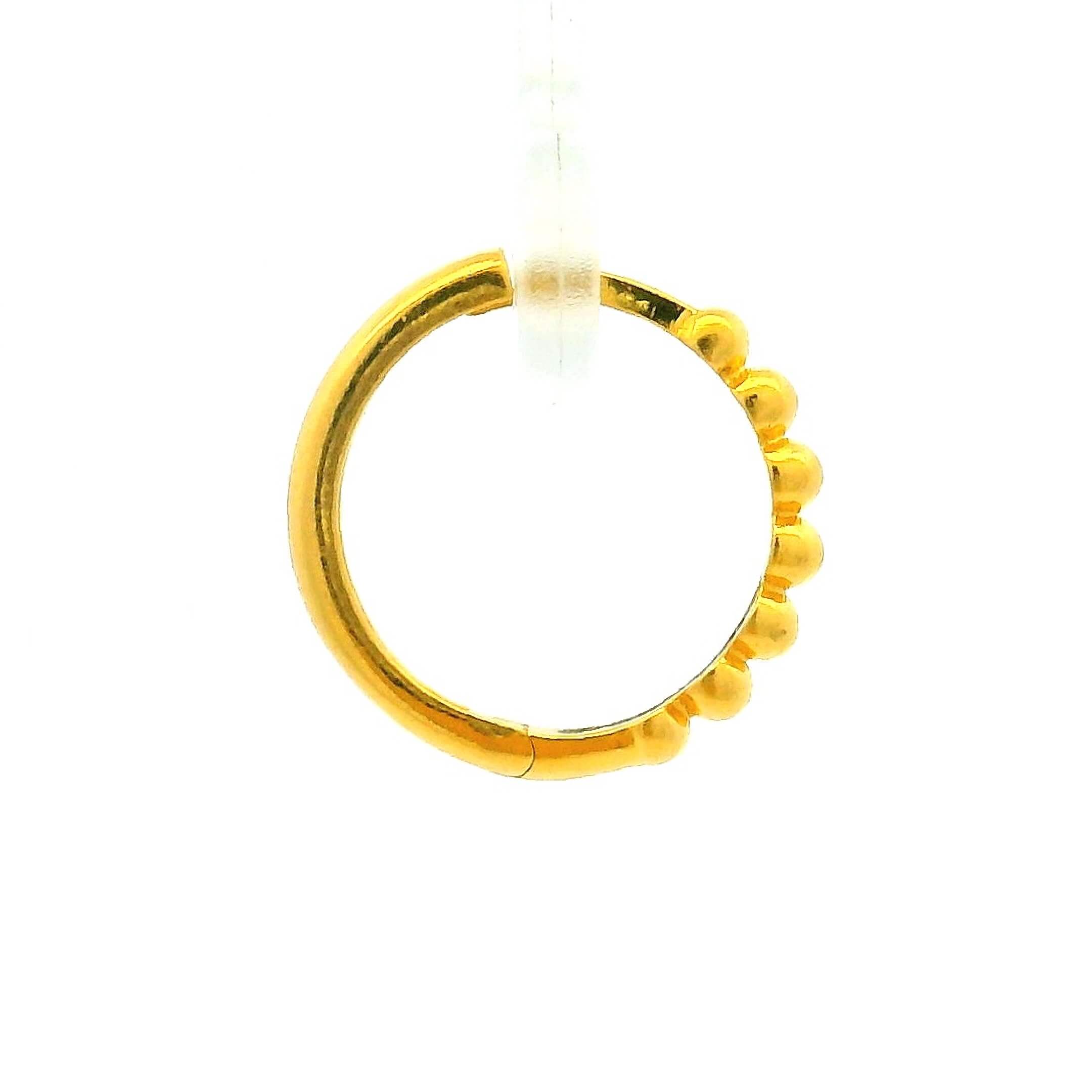 Classy Beads Gold Hoops