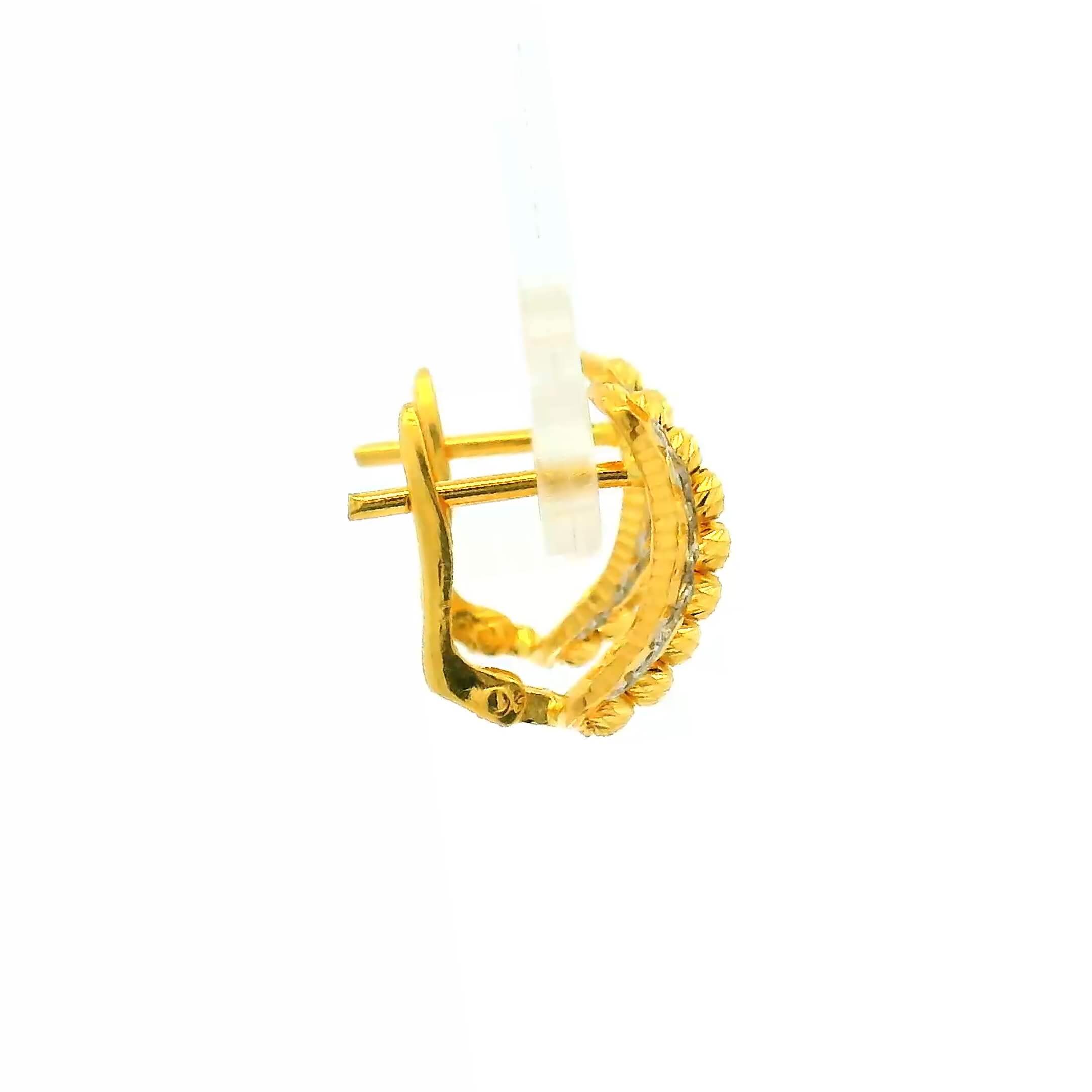 Exalted Shine Gold Hoops