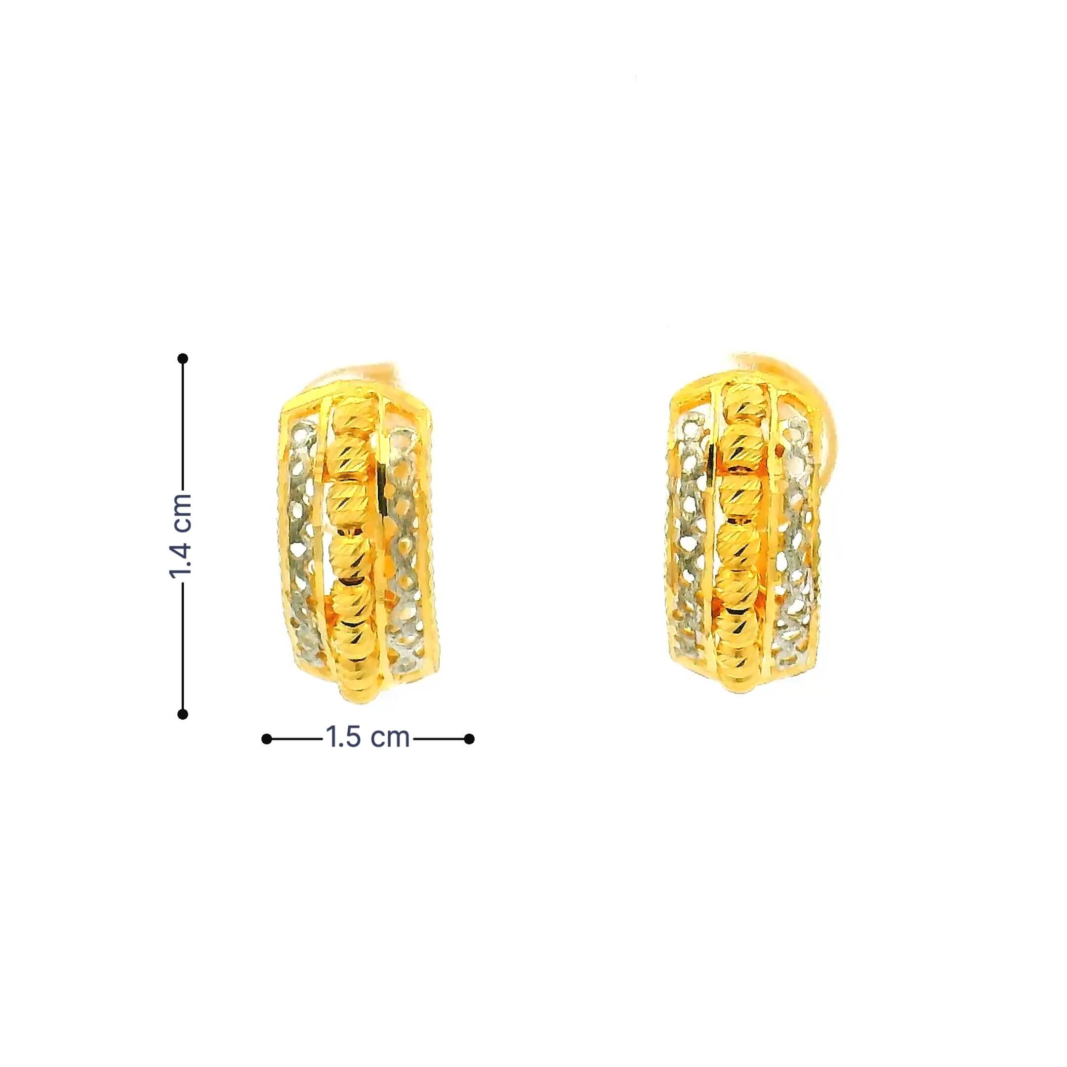 Exalted Shine Gold Hoops