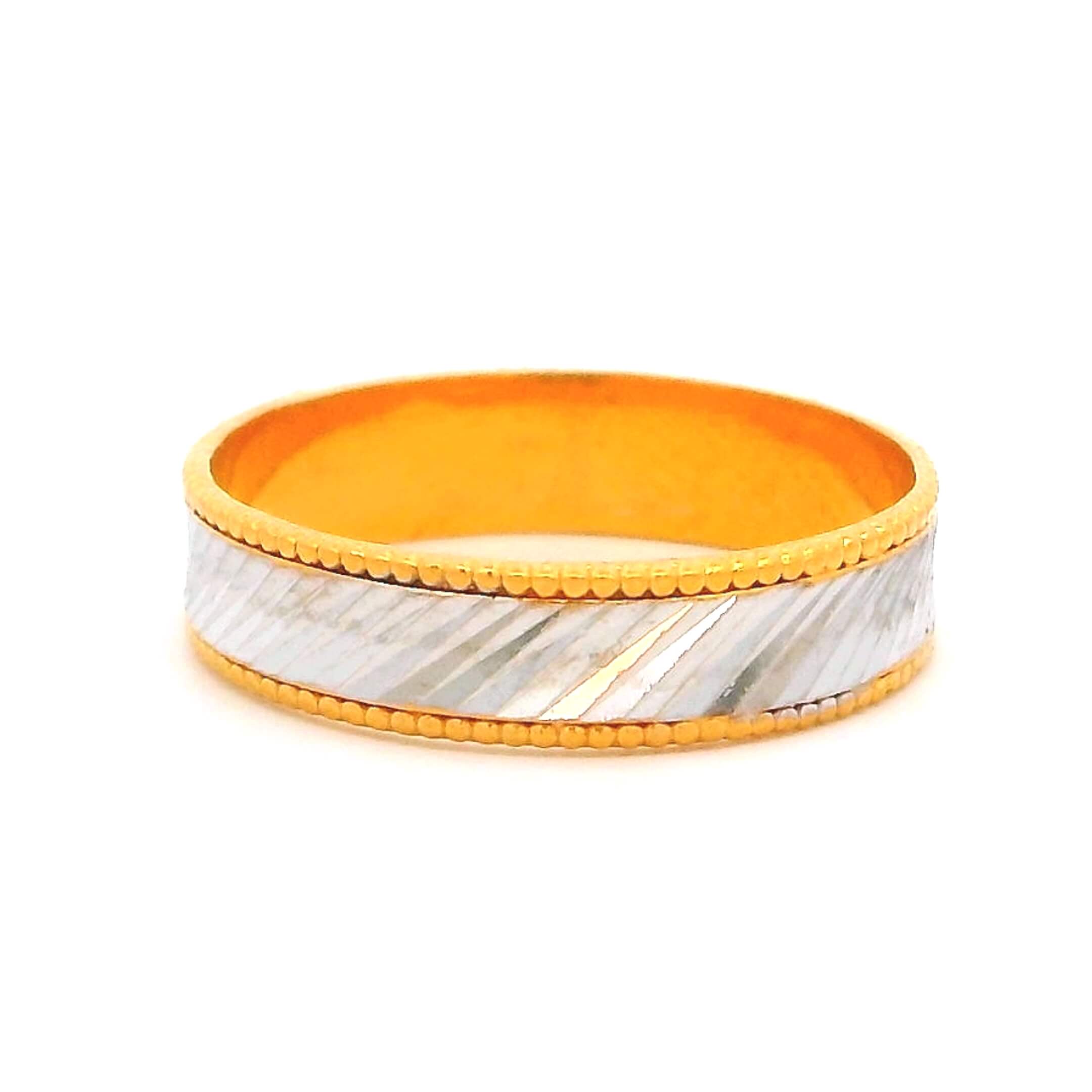 Simple Lustre Gold Ring