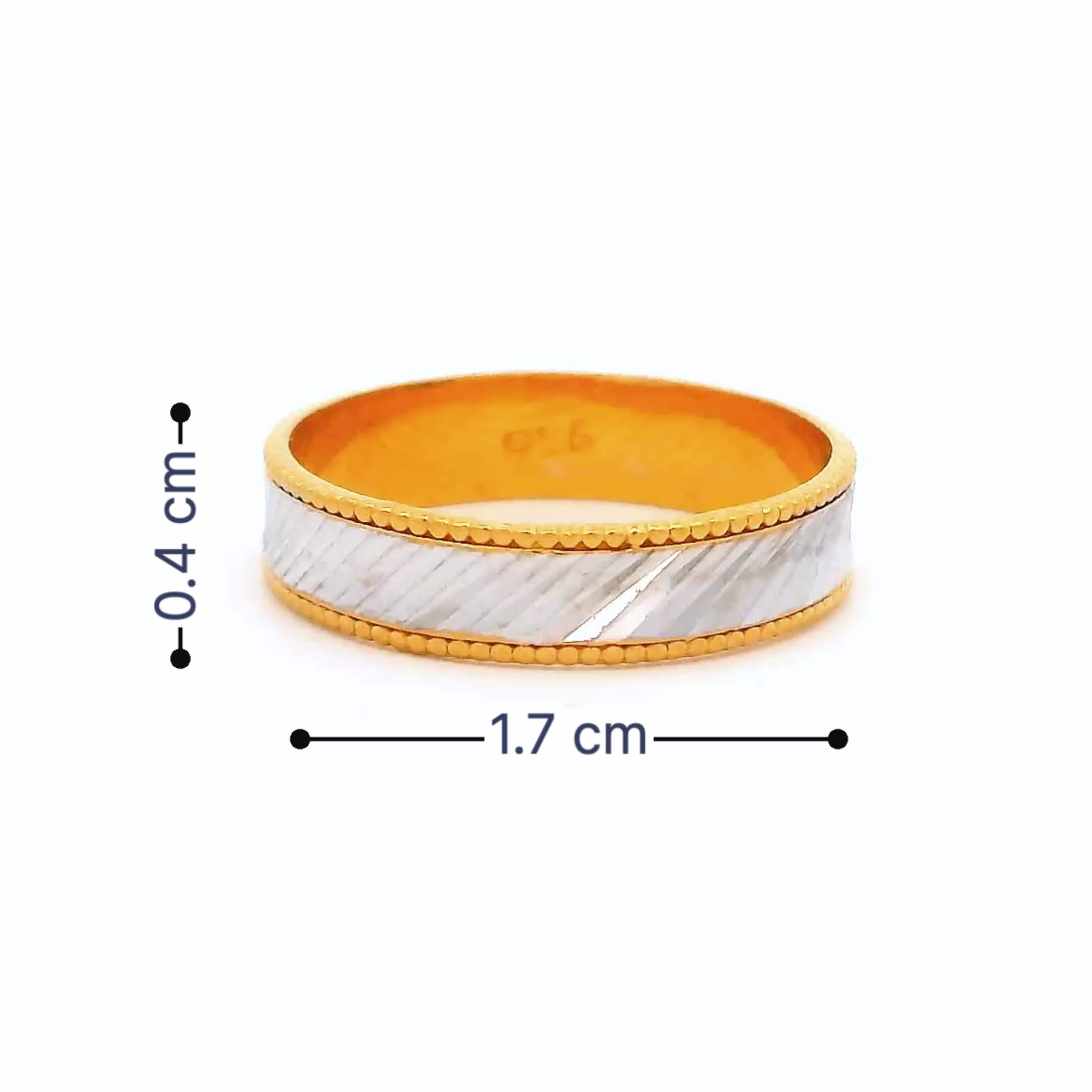 Simple Lustre Gold Ring