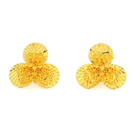 Mystic Clover Gold Studs