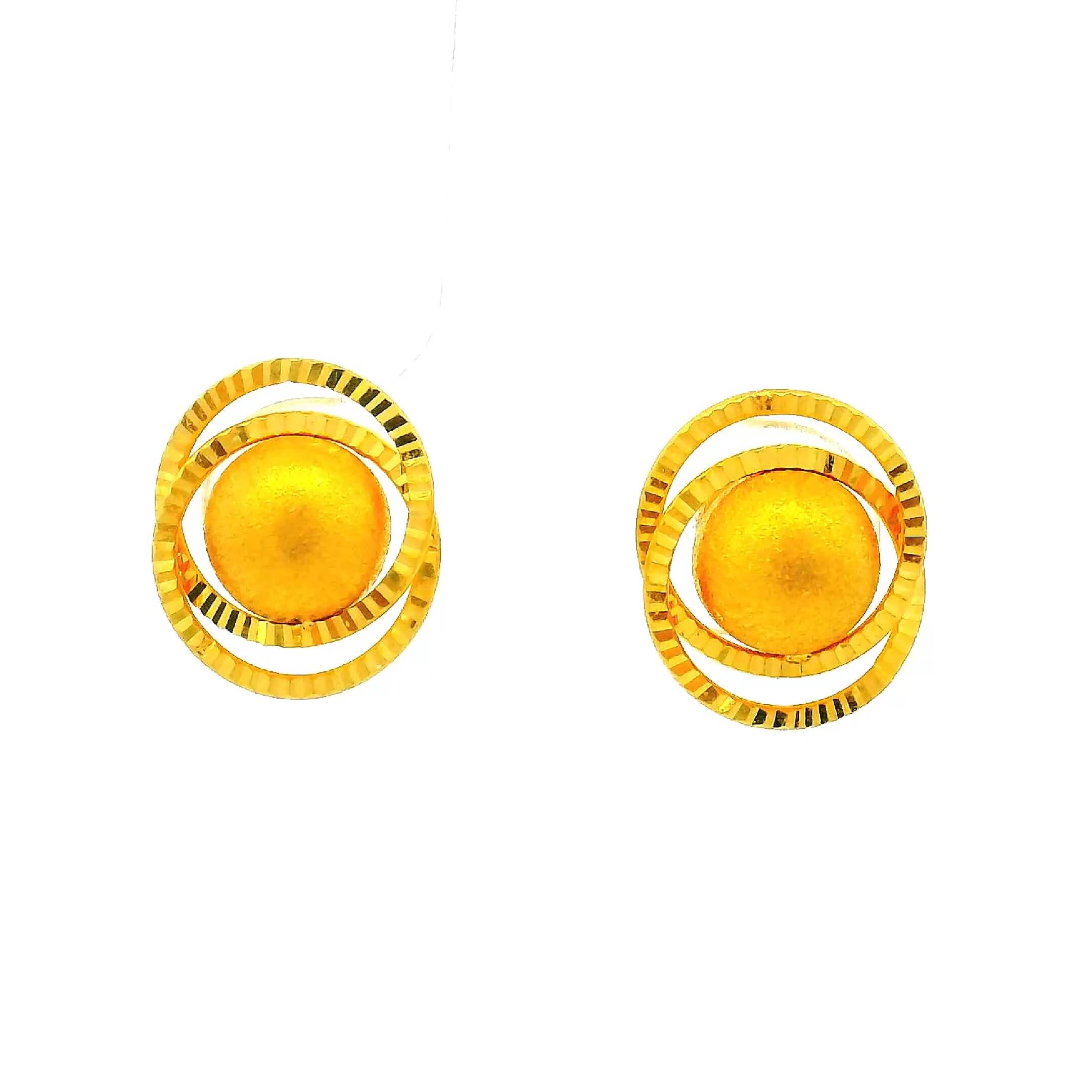 Moon Glow Gold Studs