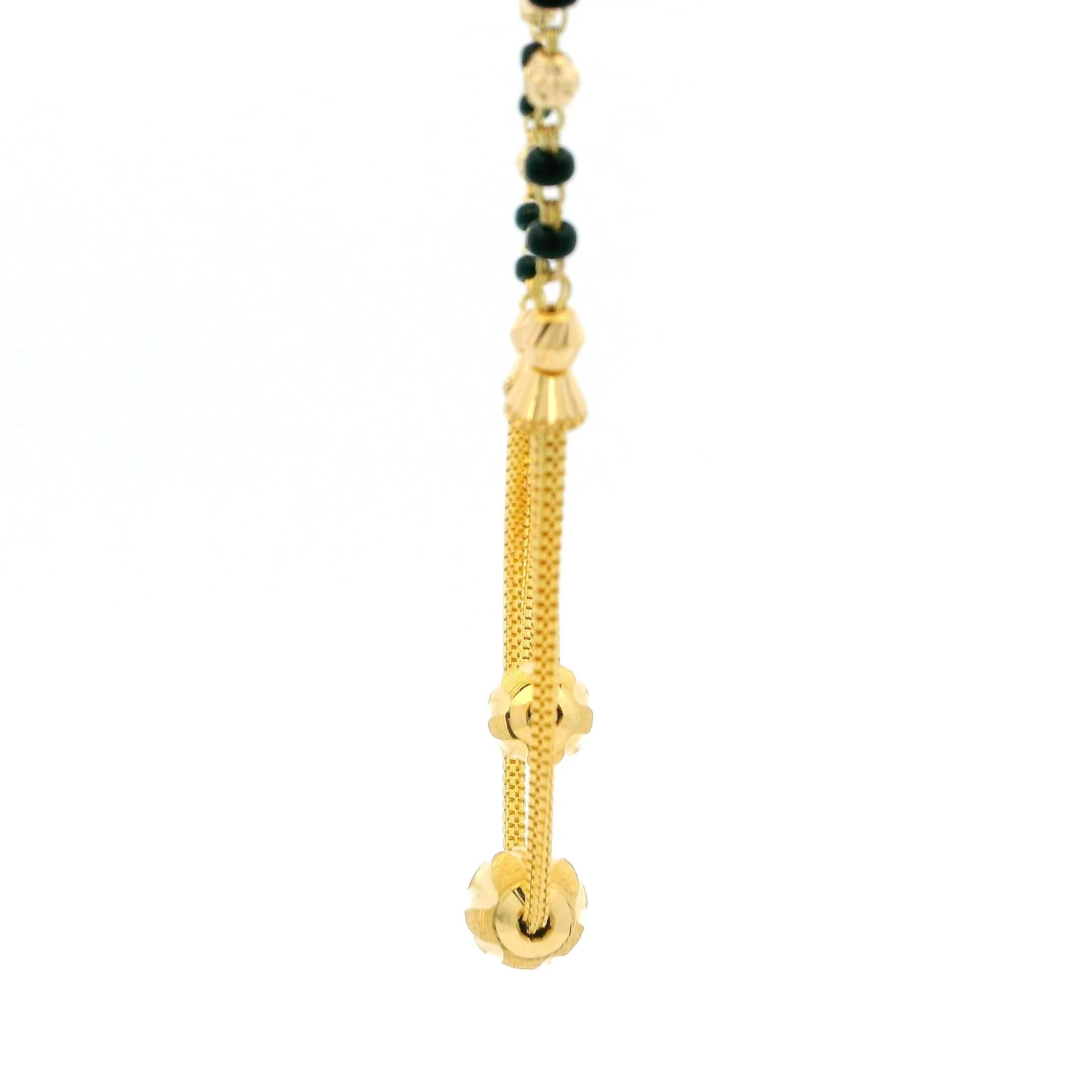 Riveting Charm Gold Mangalsutra