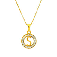 Shimmer n Shine Gold Pendant