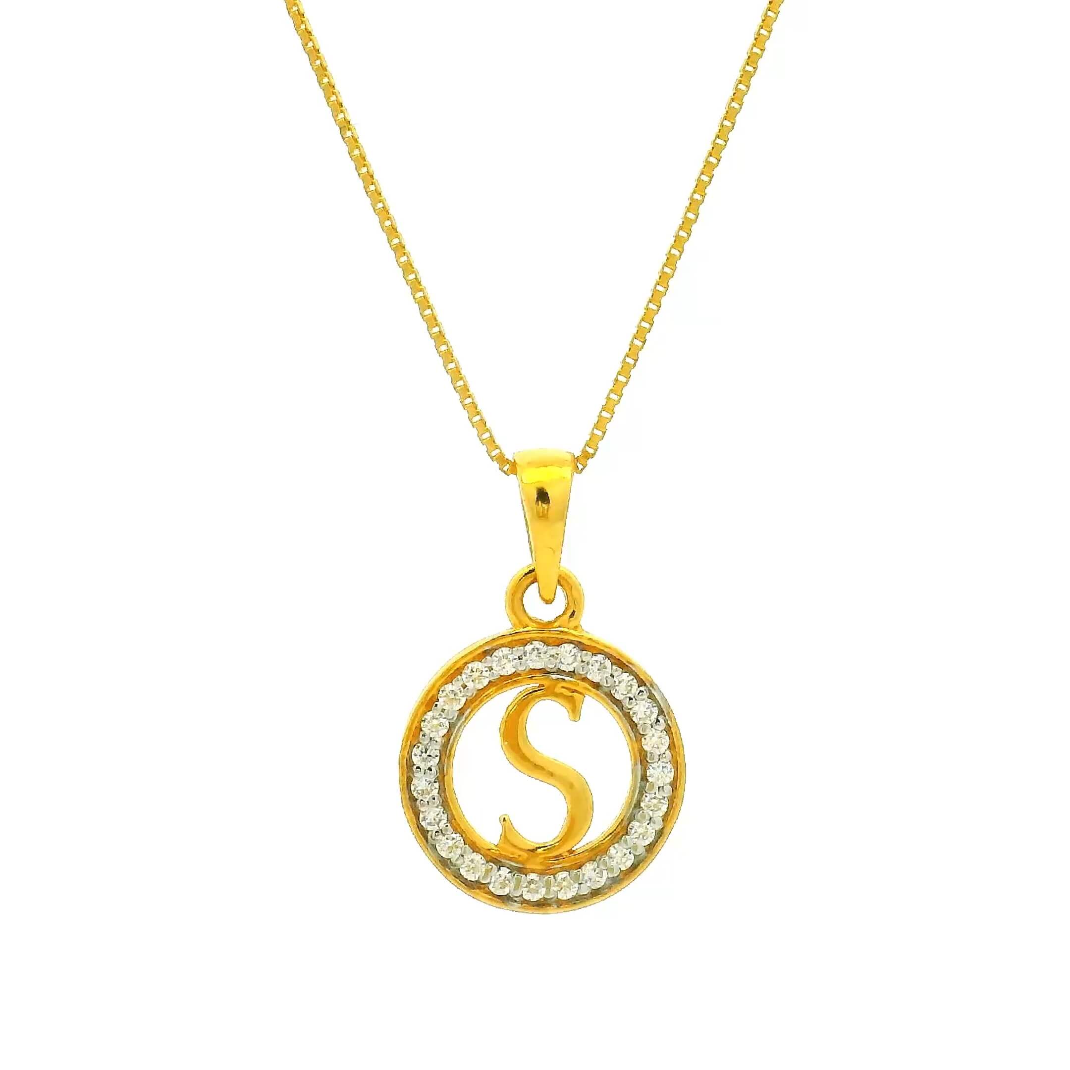 Shimmer n Shine Gold Pendant