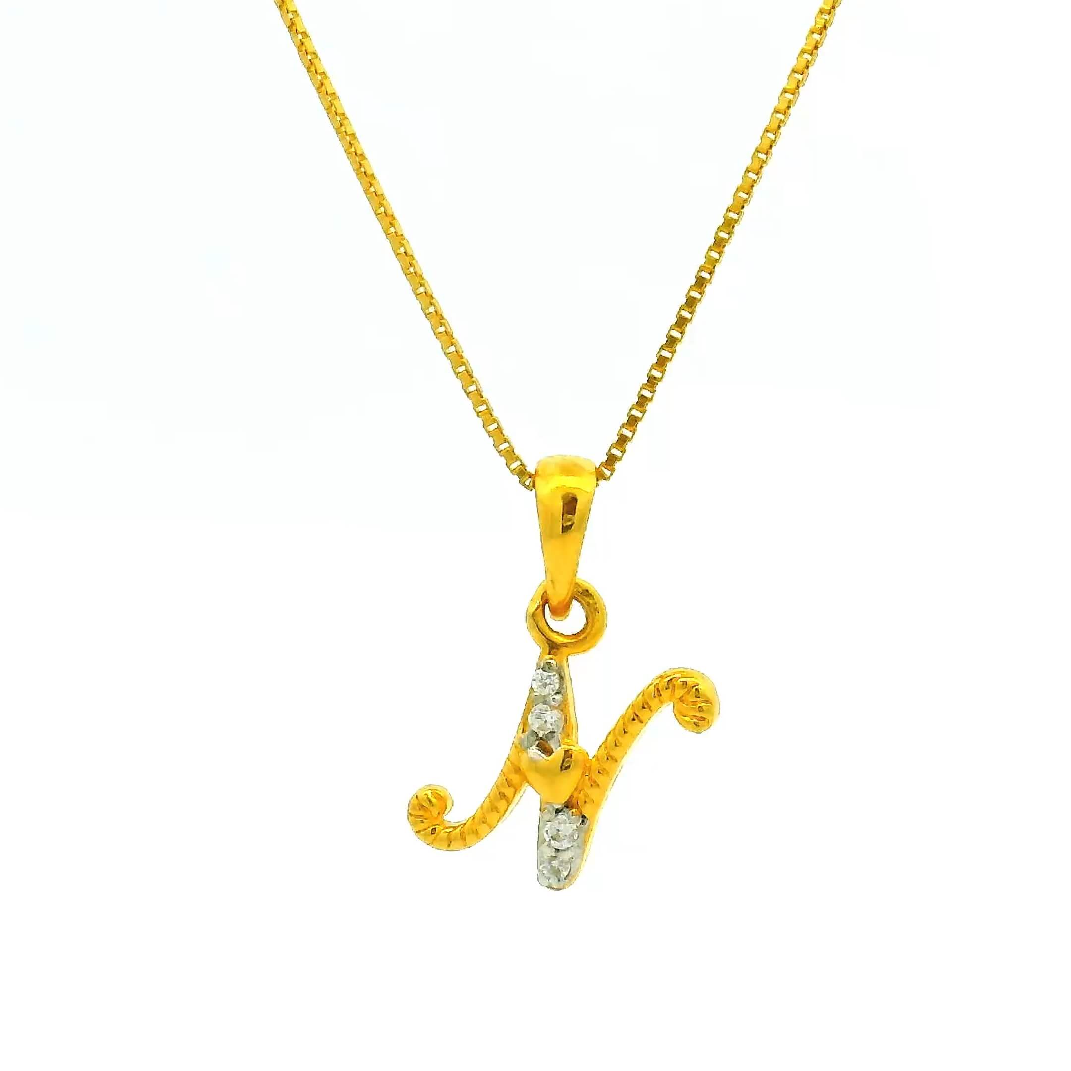 Glorious Glam Gold Pendant for Women