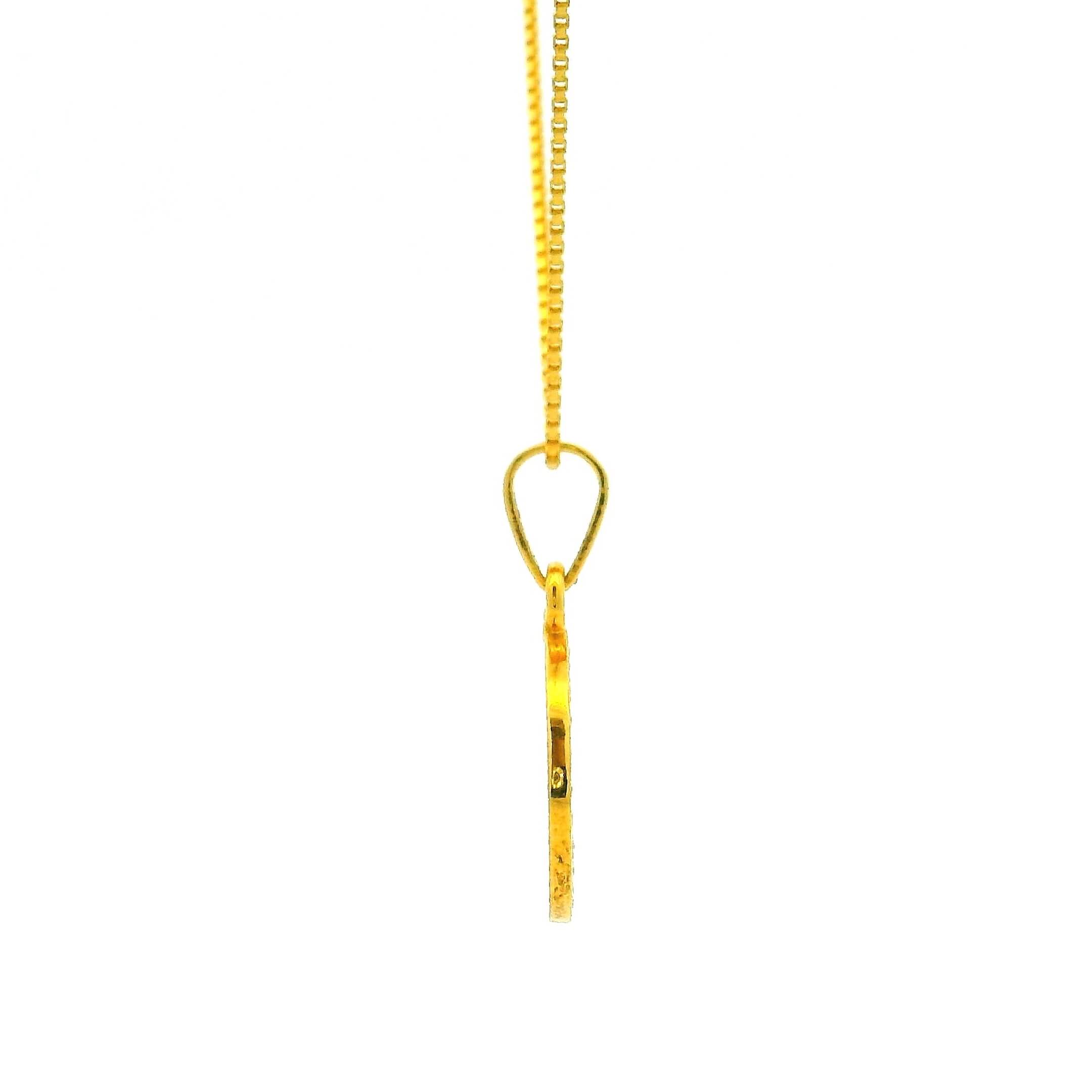 Aurora Orb Gold Pendant