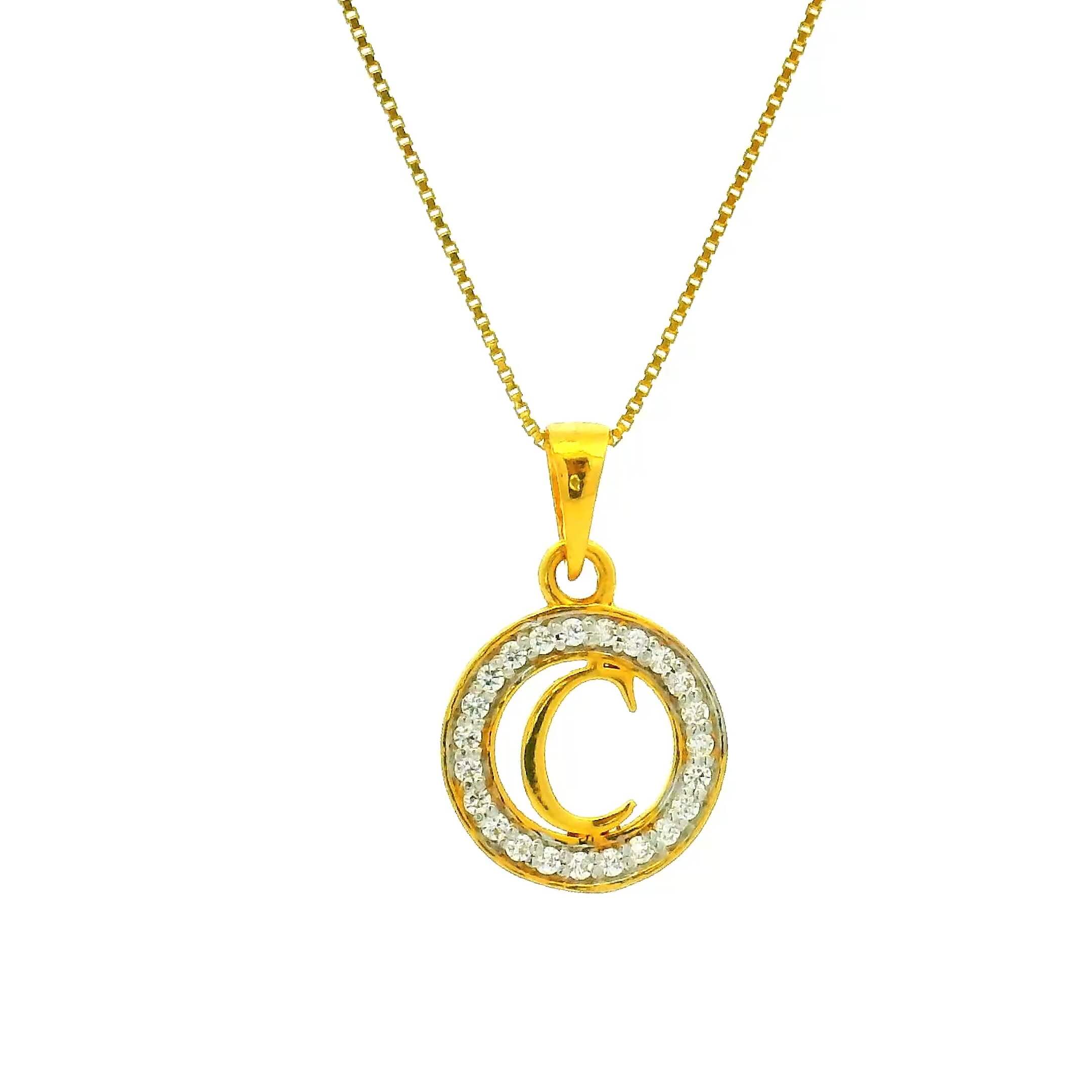 Captivating Shine Gold Pendant for Women