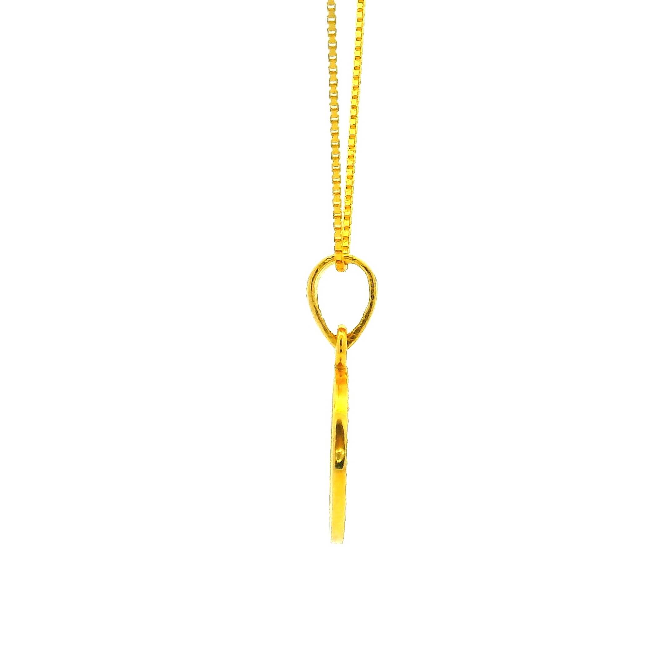 Captivating Shine Gold Pendant for Women