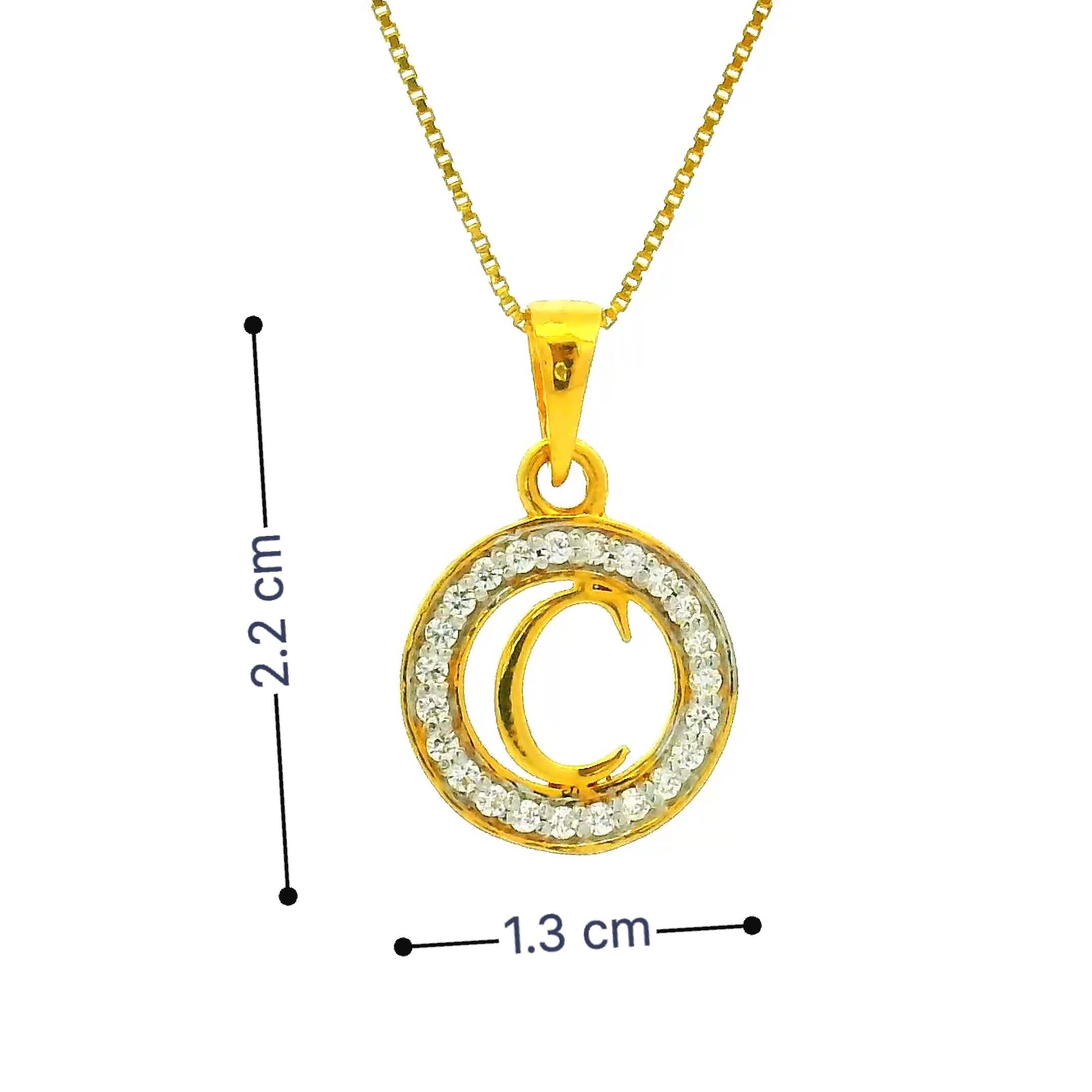 Captivating Shine Gold Pendant for Women