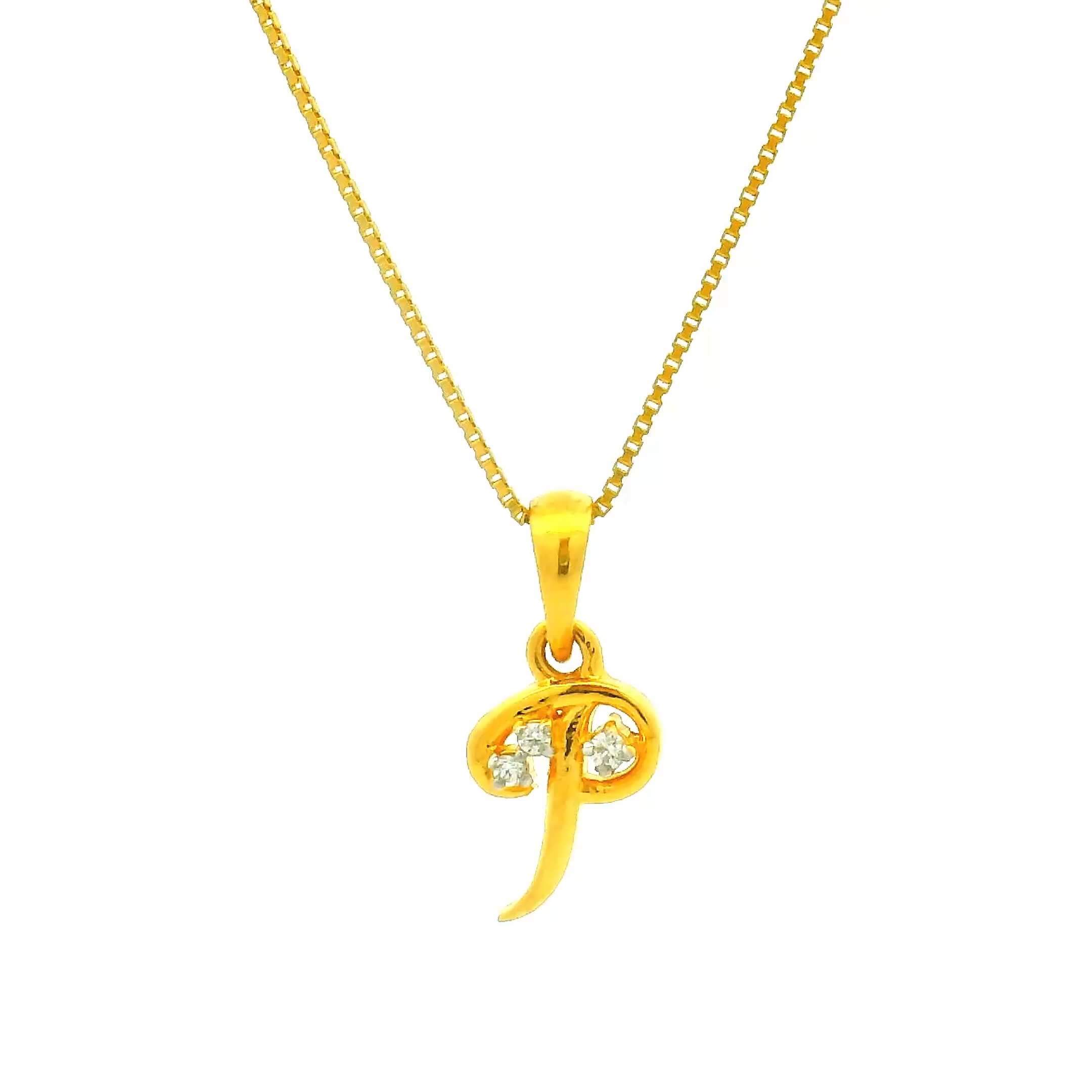 Effortless Elegance Gold Pendant for Women