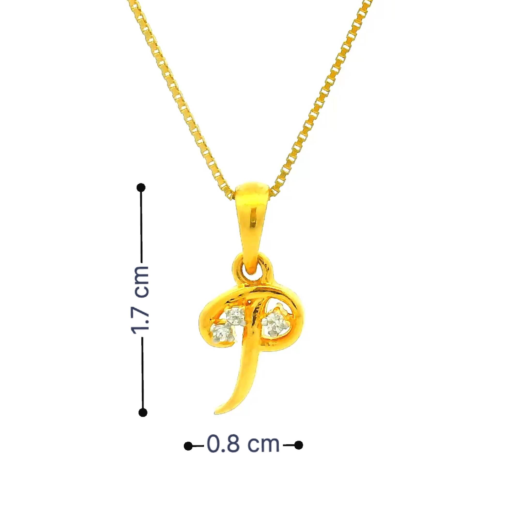 Effortless Elegance Gold Pendant for Women