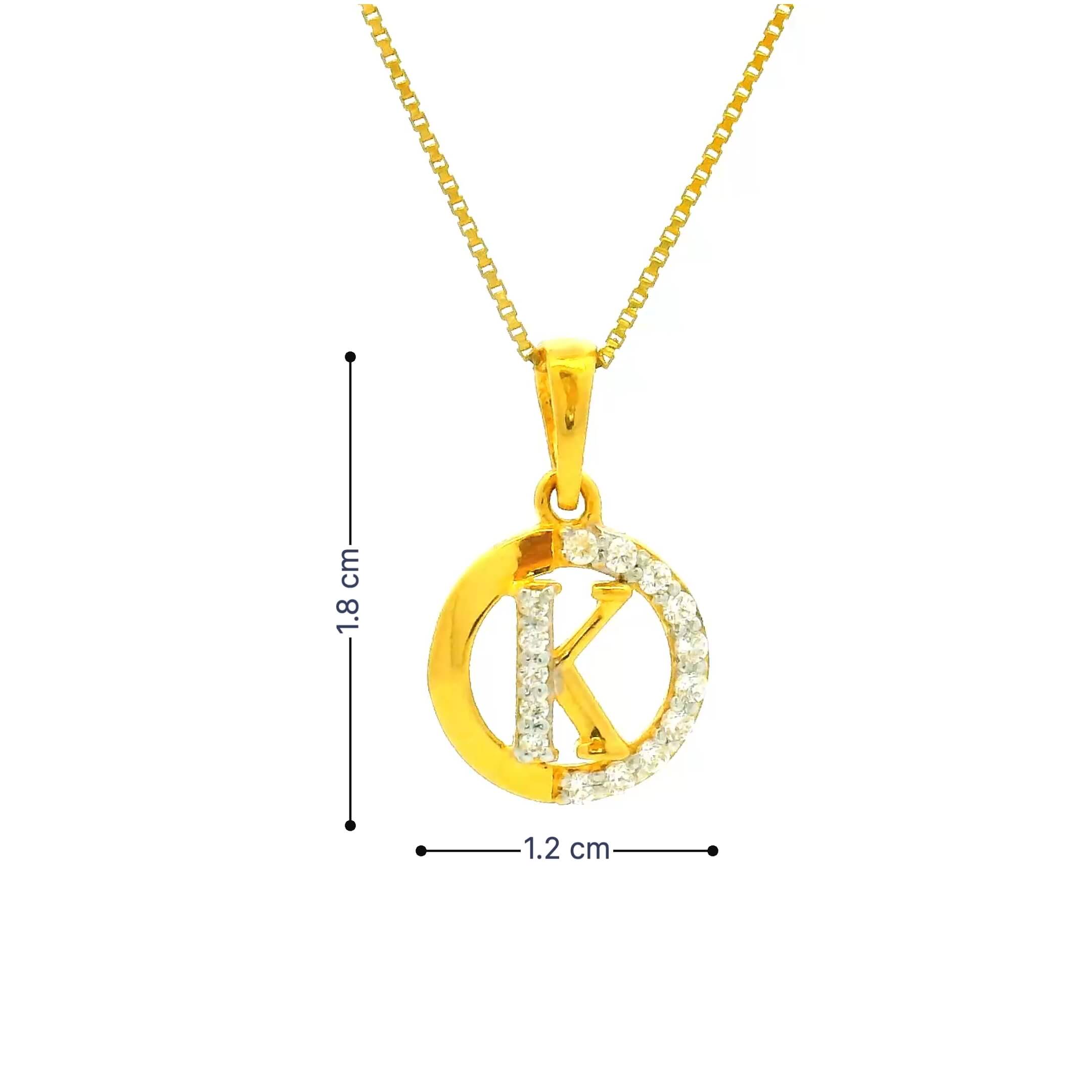 Stunning Grace Gold Pendant for Women