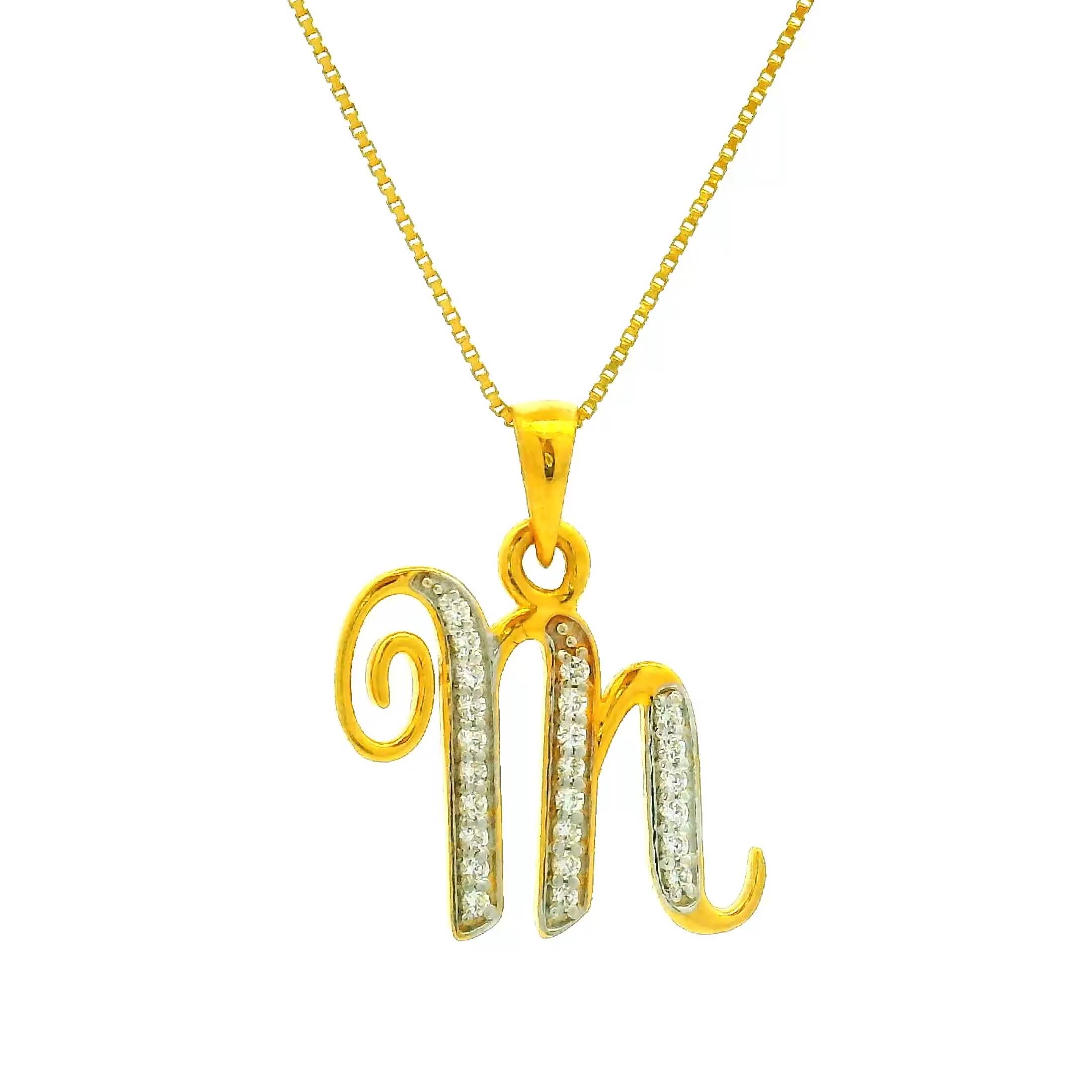 Mesmeric Lusture Gold Pendant for Women