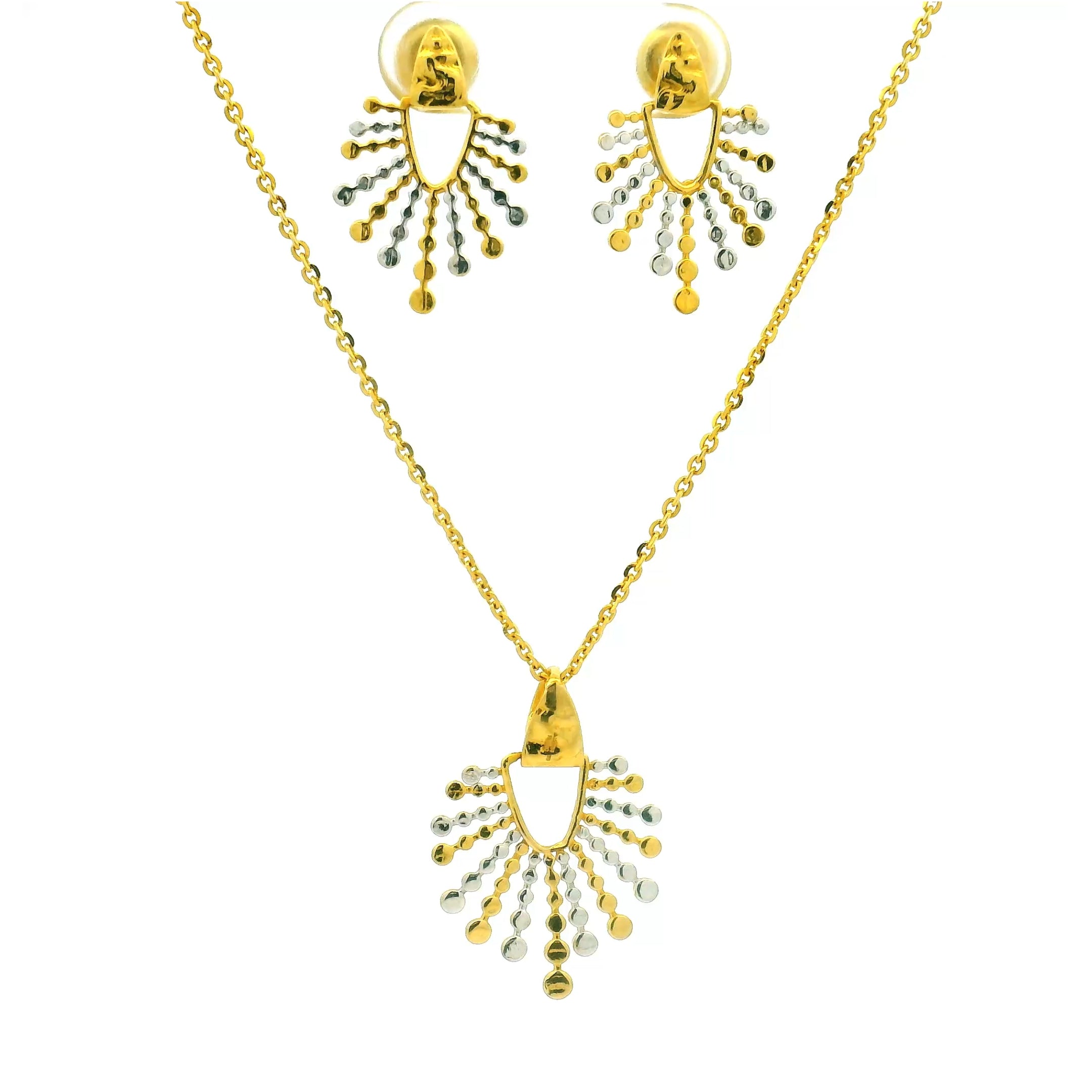 Gold Pendant Set