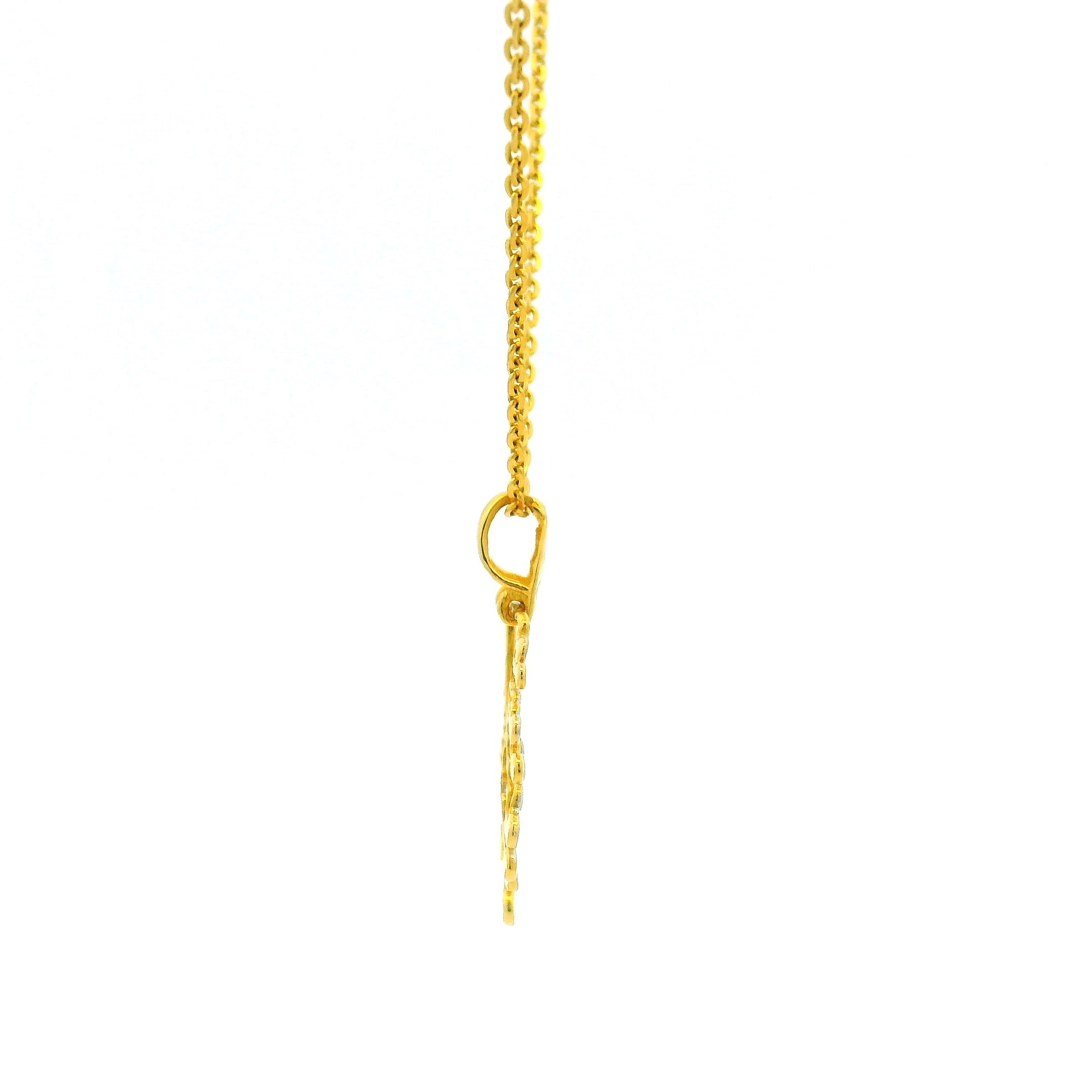 Gold Pendant Set