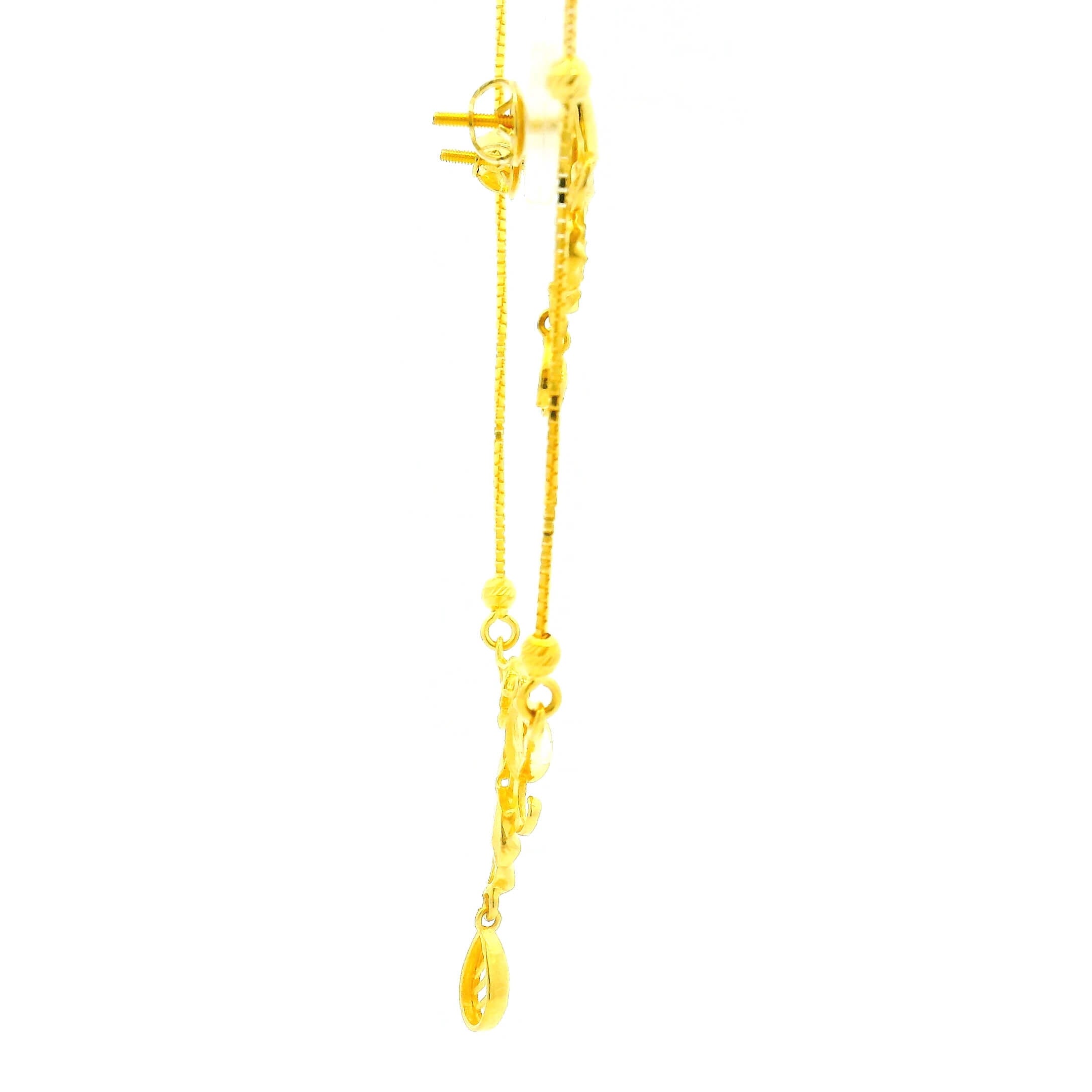 Auroa Charm Gold Necklace Set