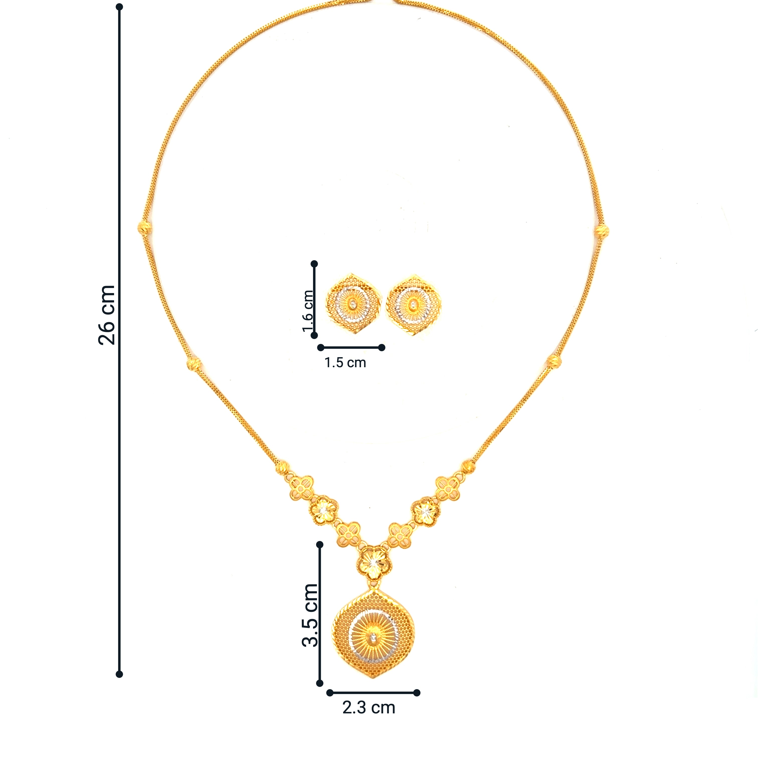 Gold Necklace Set