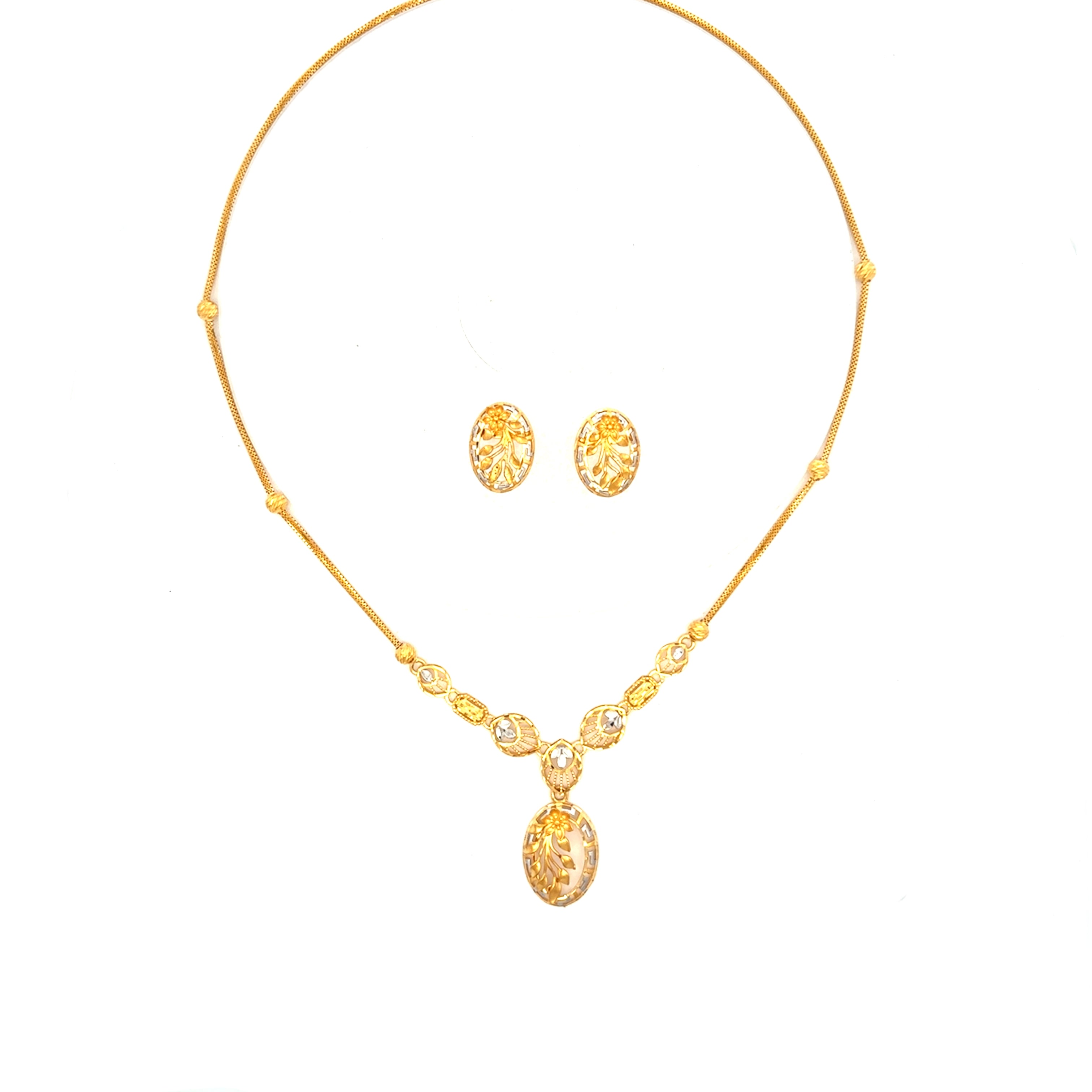 Gold Necklace Set