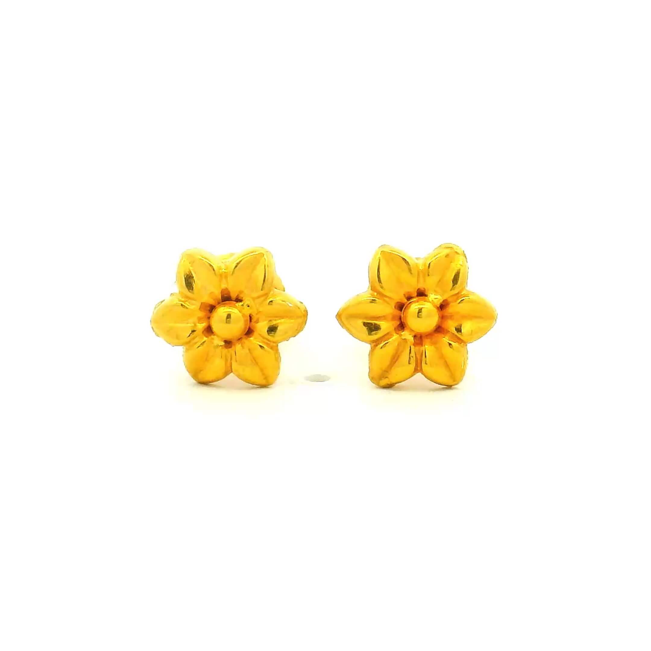 Charming Gold Jasmine Studs