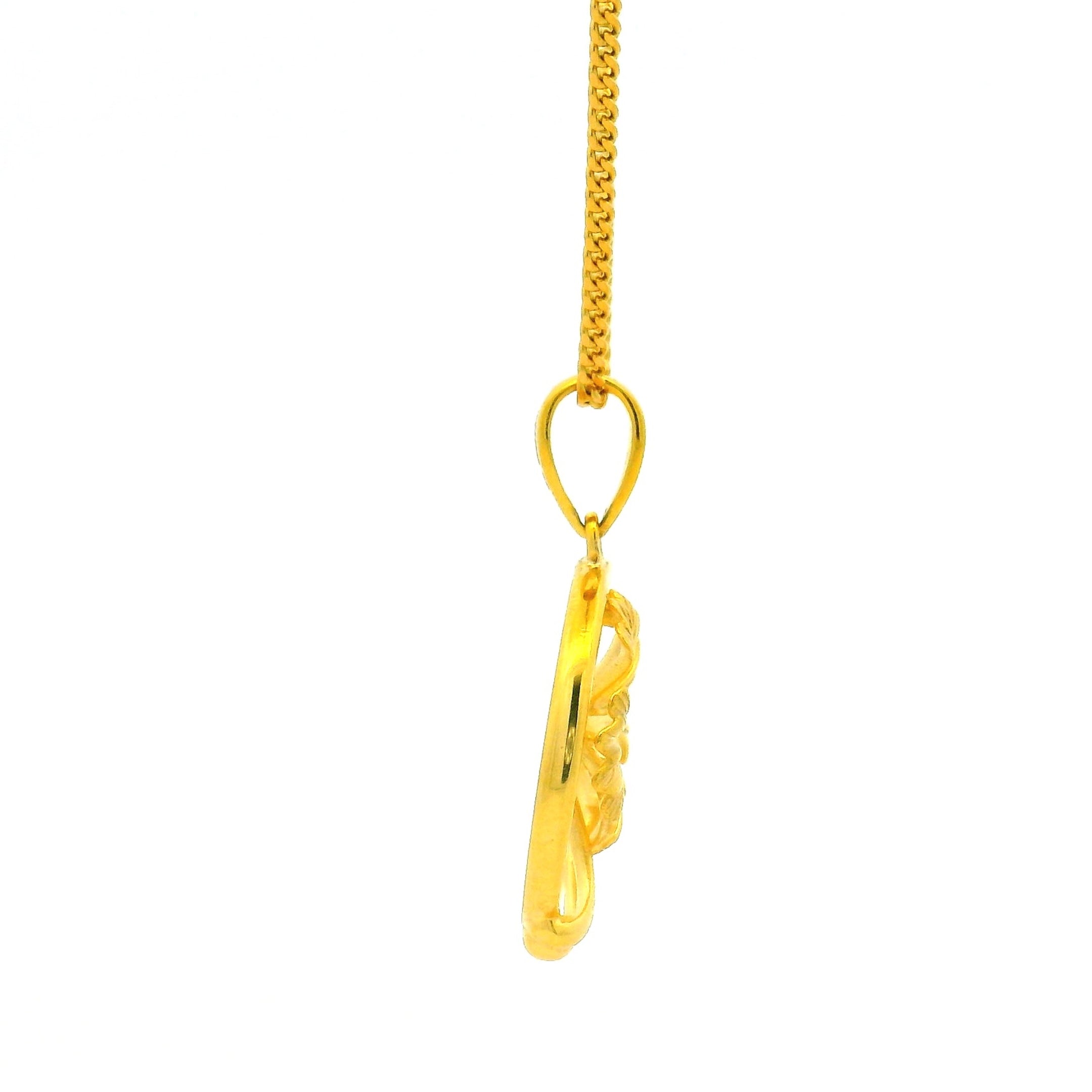 Gold Pendant Set