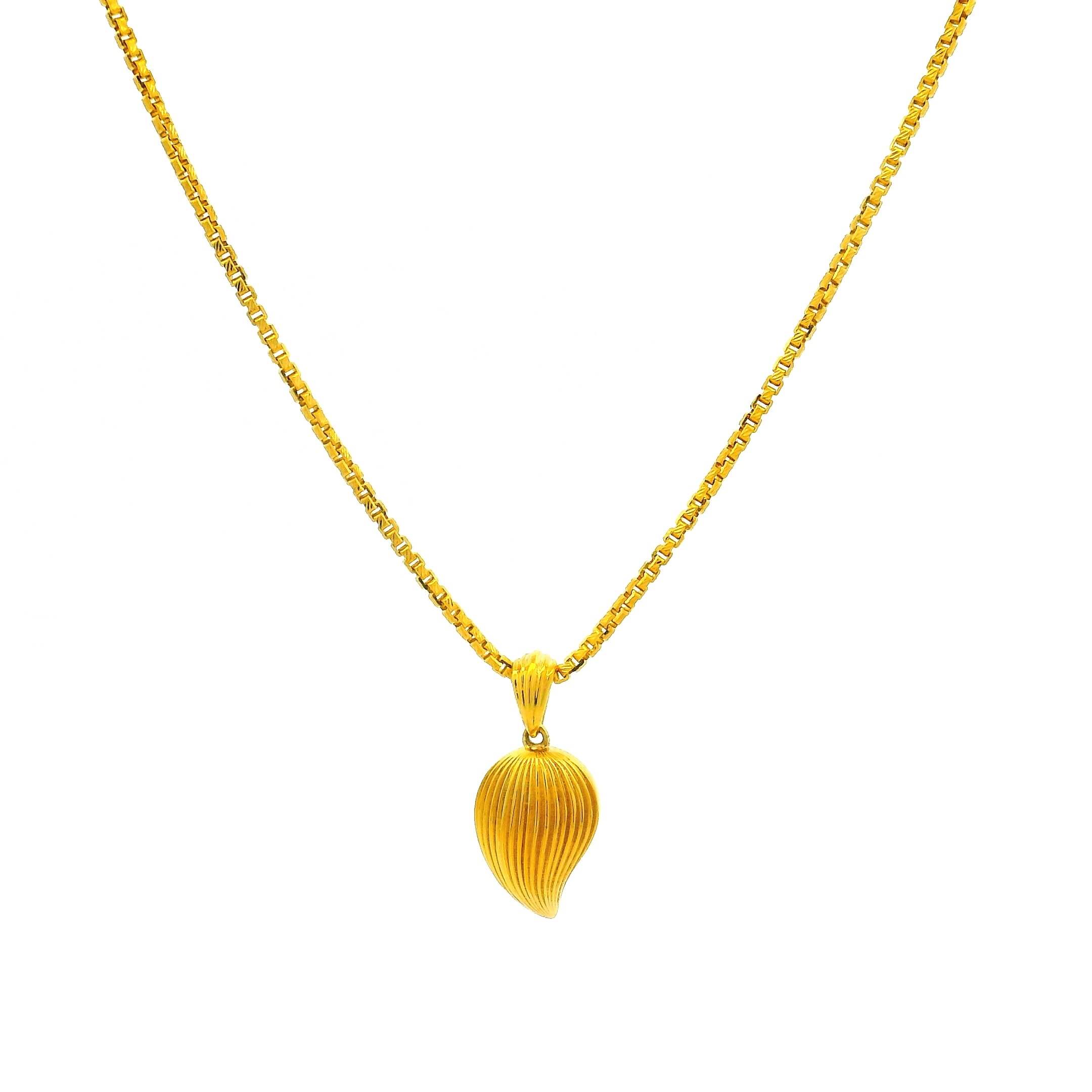 Mesmeric Muse Gold Pendant