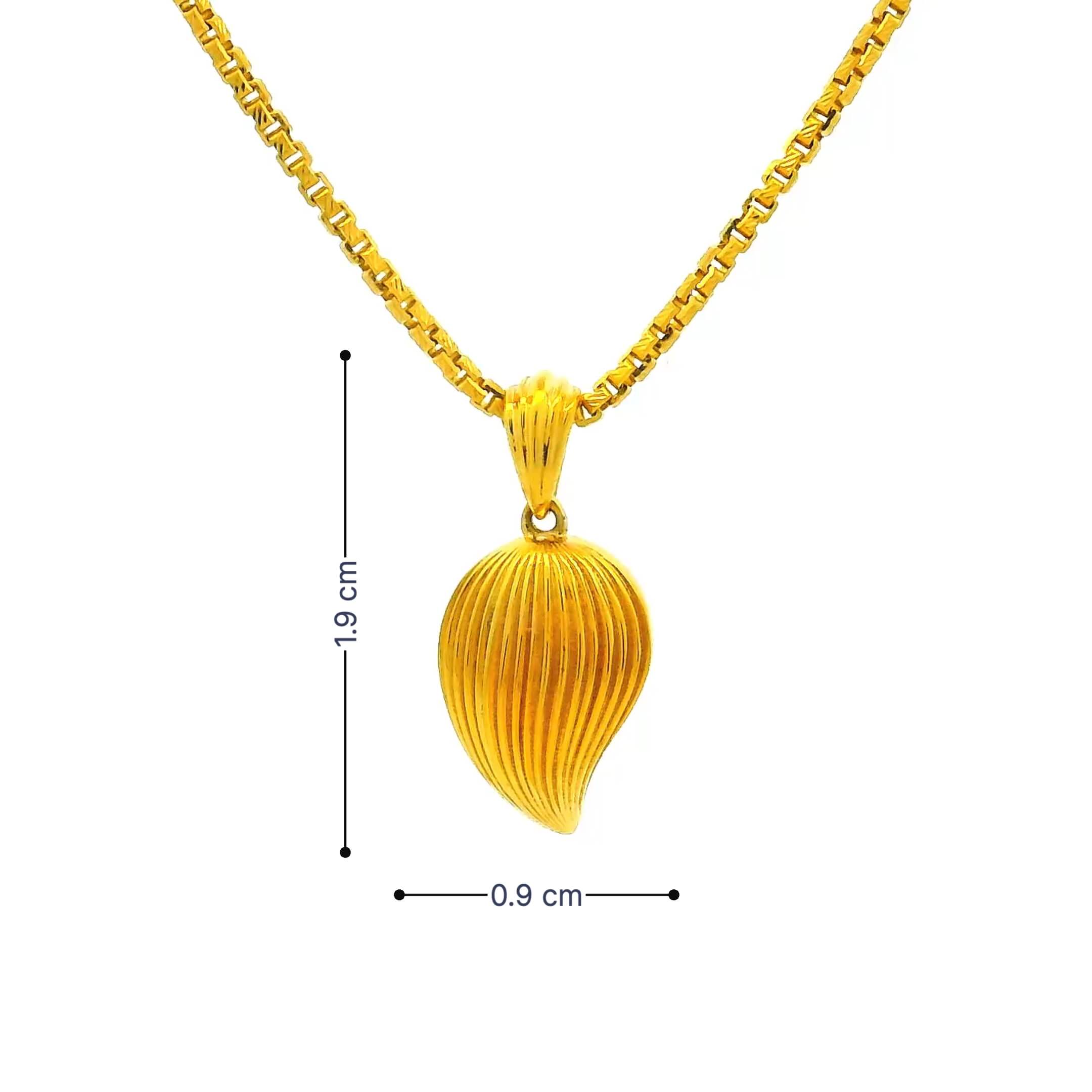 Mesmeric Muse Gold Pendant