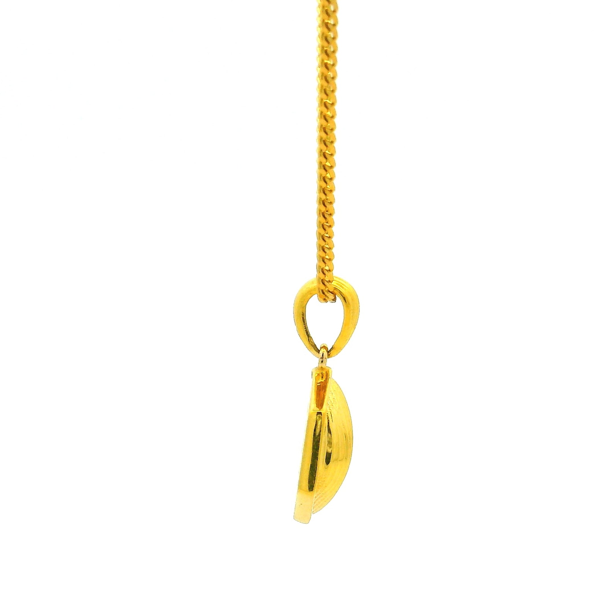 Gold Pendant Set