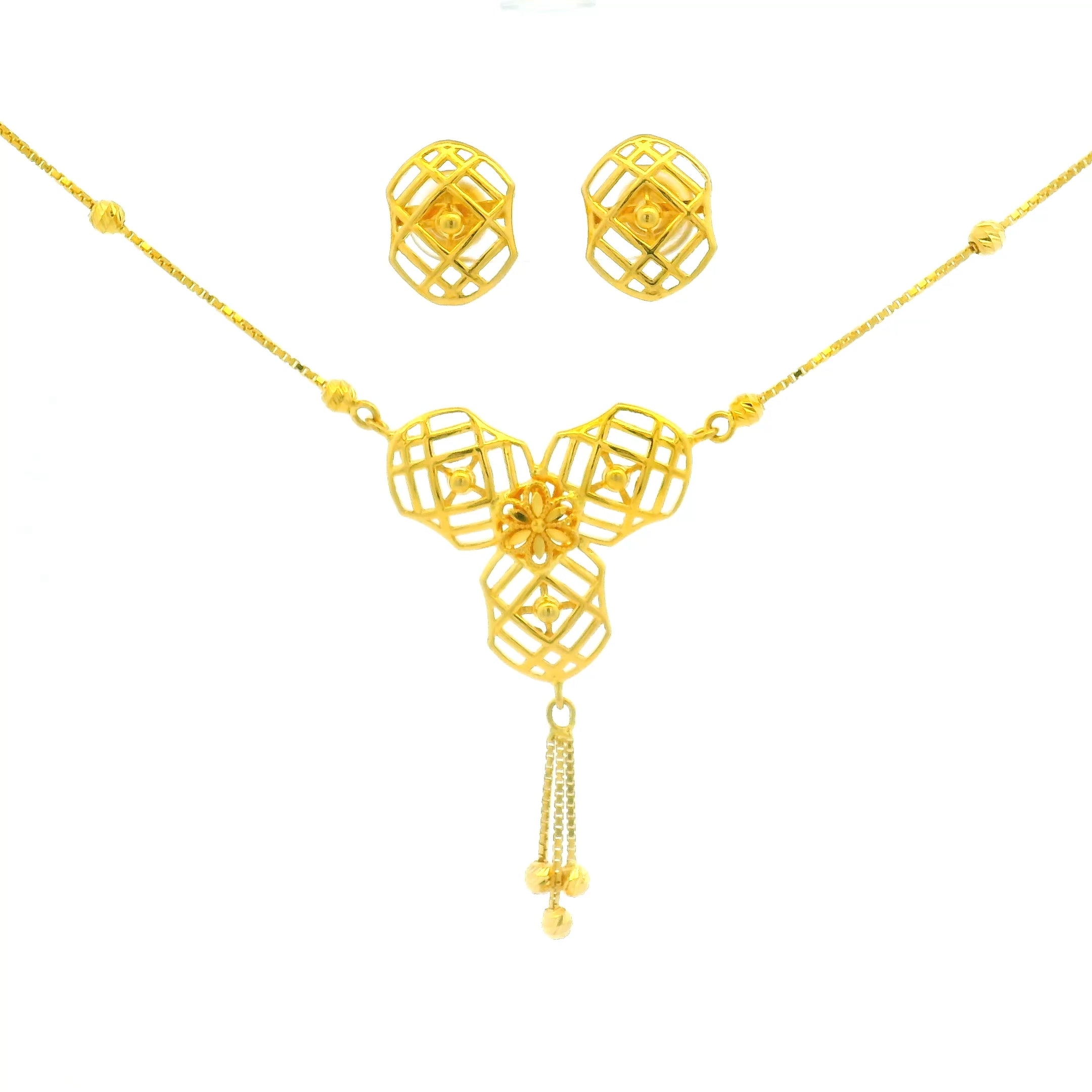 Gold Necklace Set
