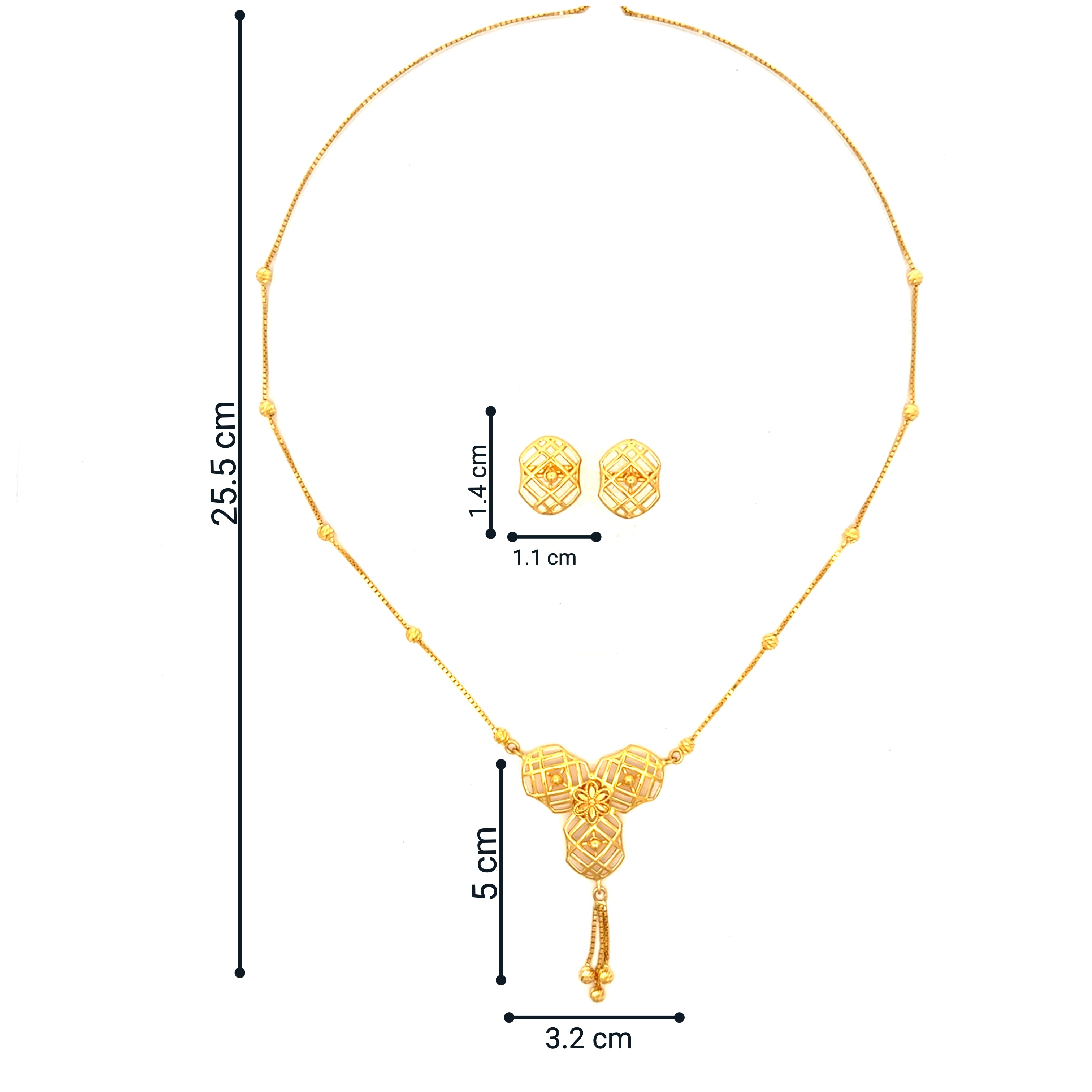 Gold Necklace Set