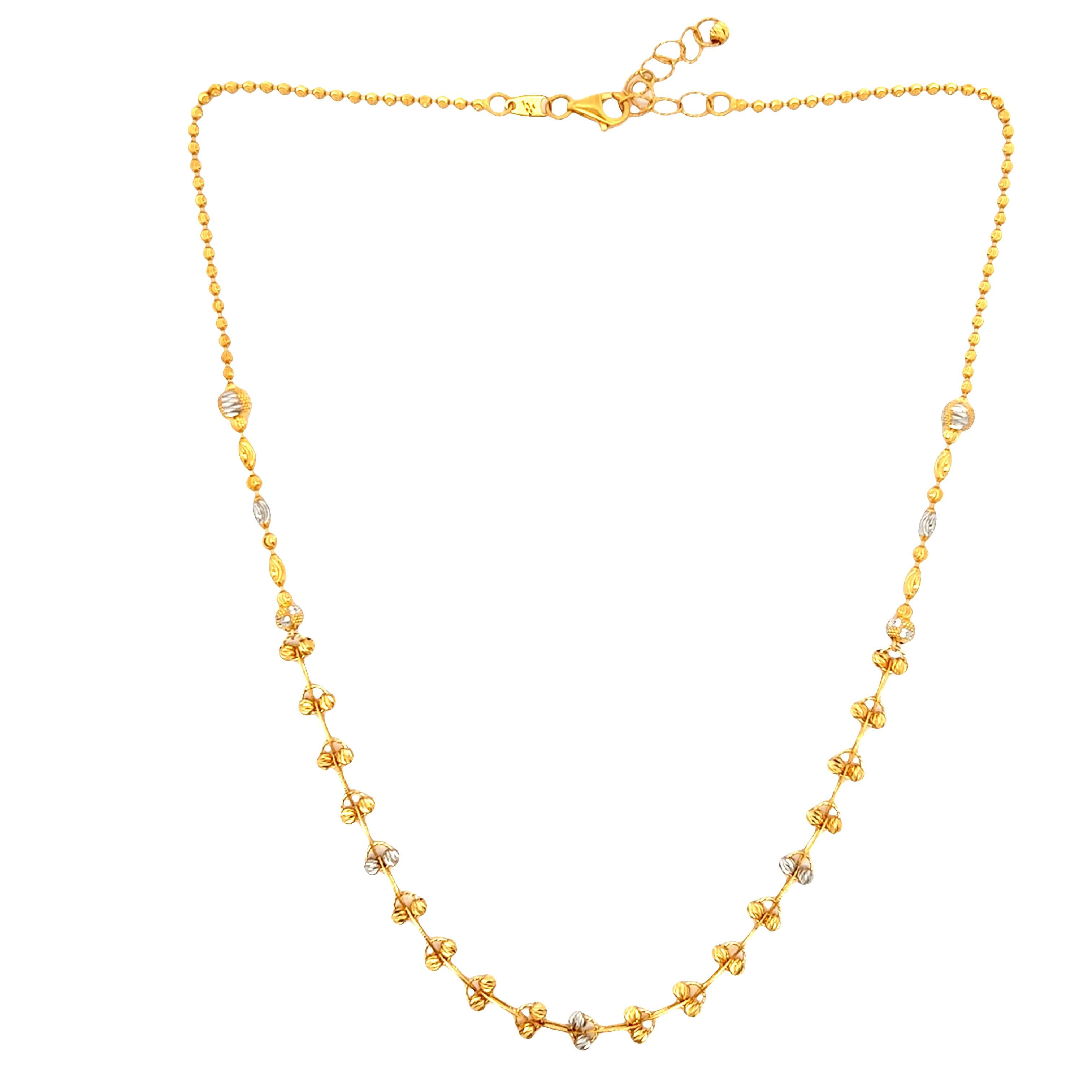 Mesmeric Shine Gold Necklace