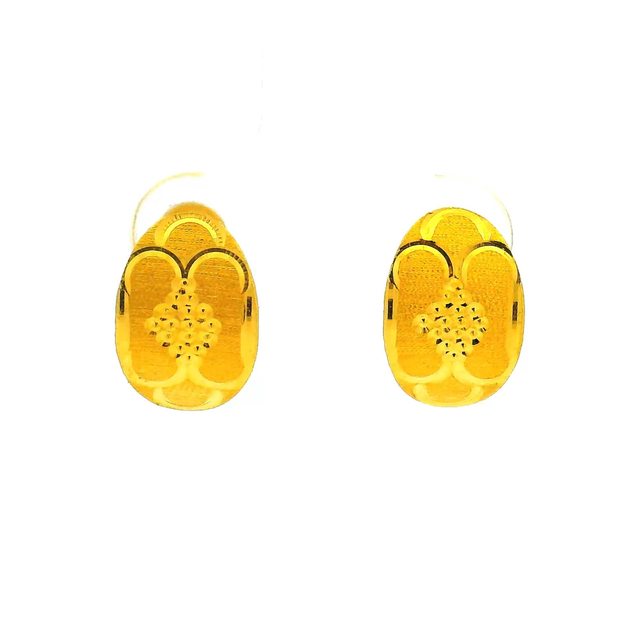 Alluring Glow Gold Earrings for Women