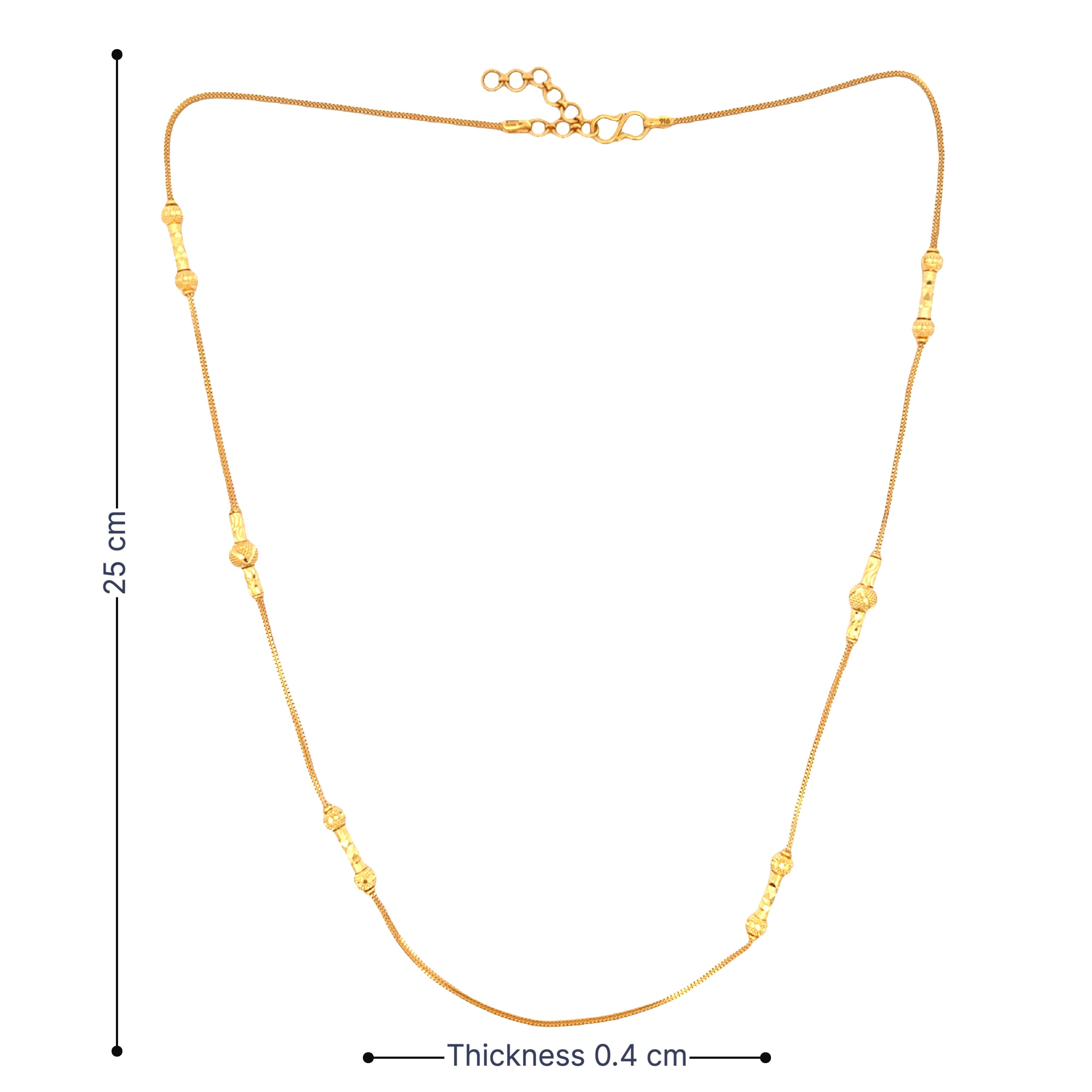 Glamourous Shine Gold Chain