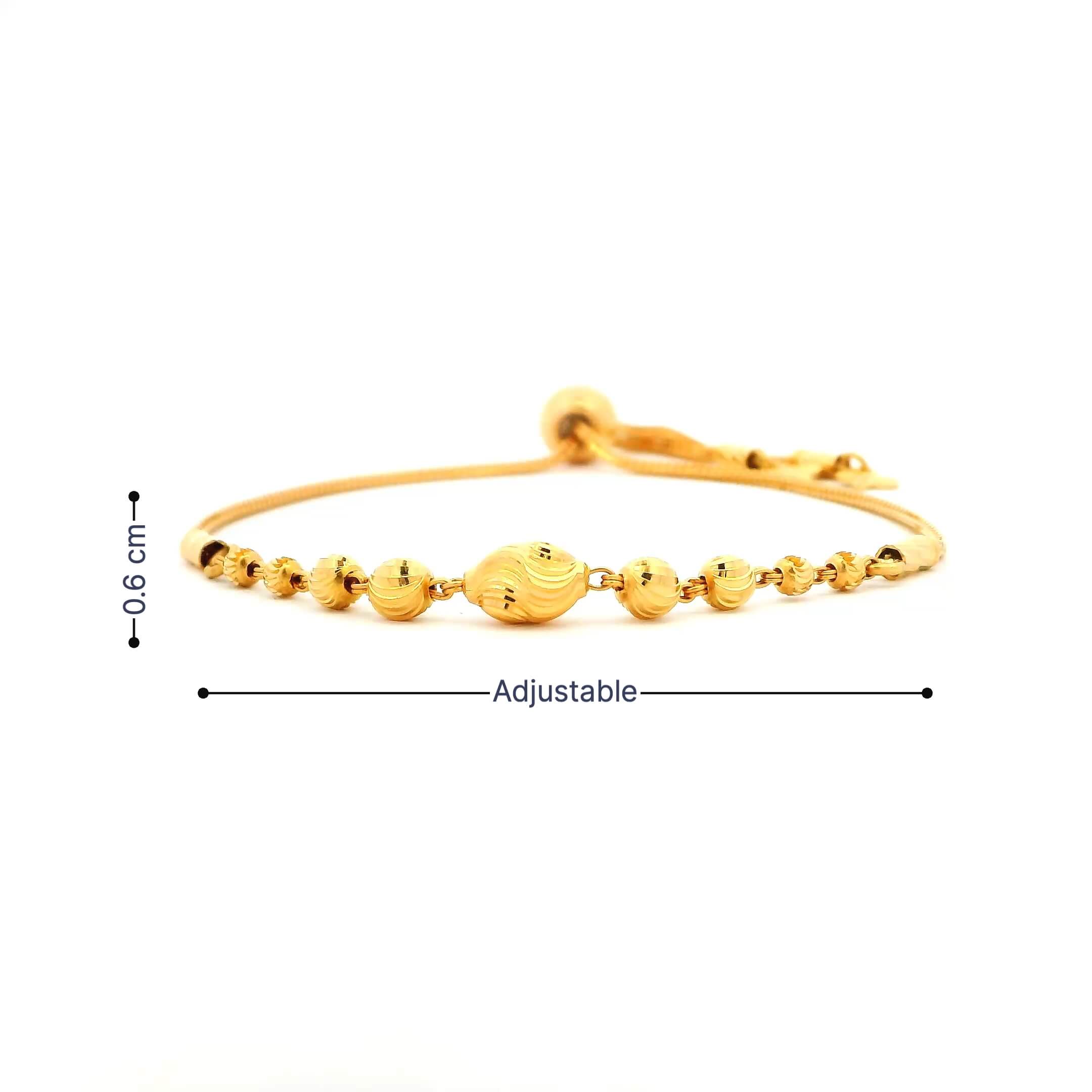 Trendy Glam Gold Bracelet