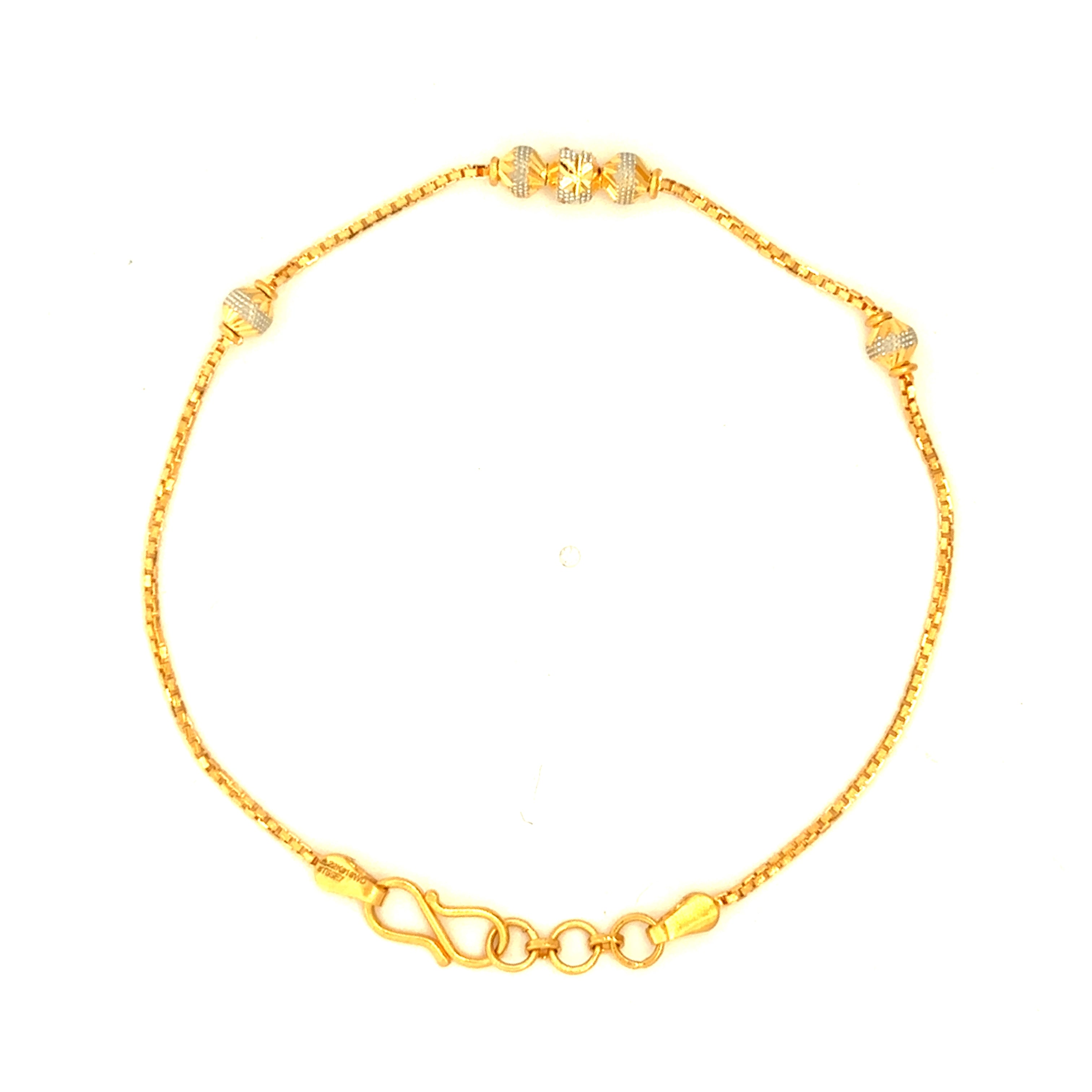 Glimmering Simplicity Gold Bracelet