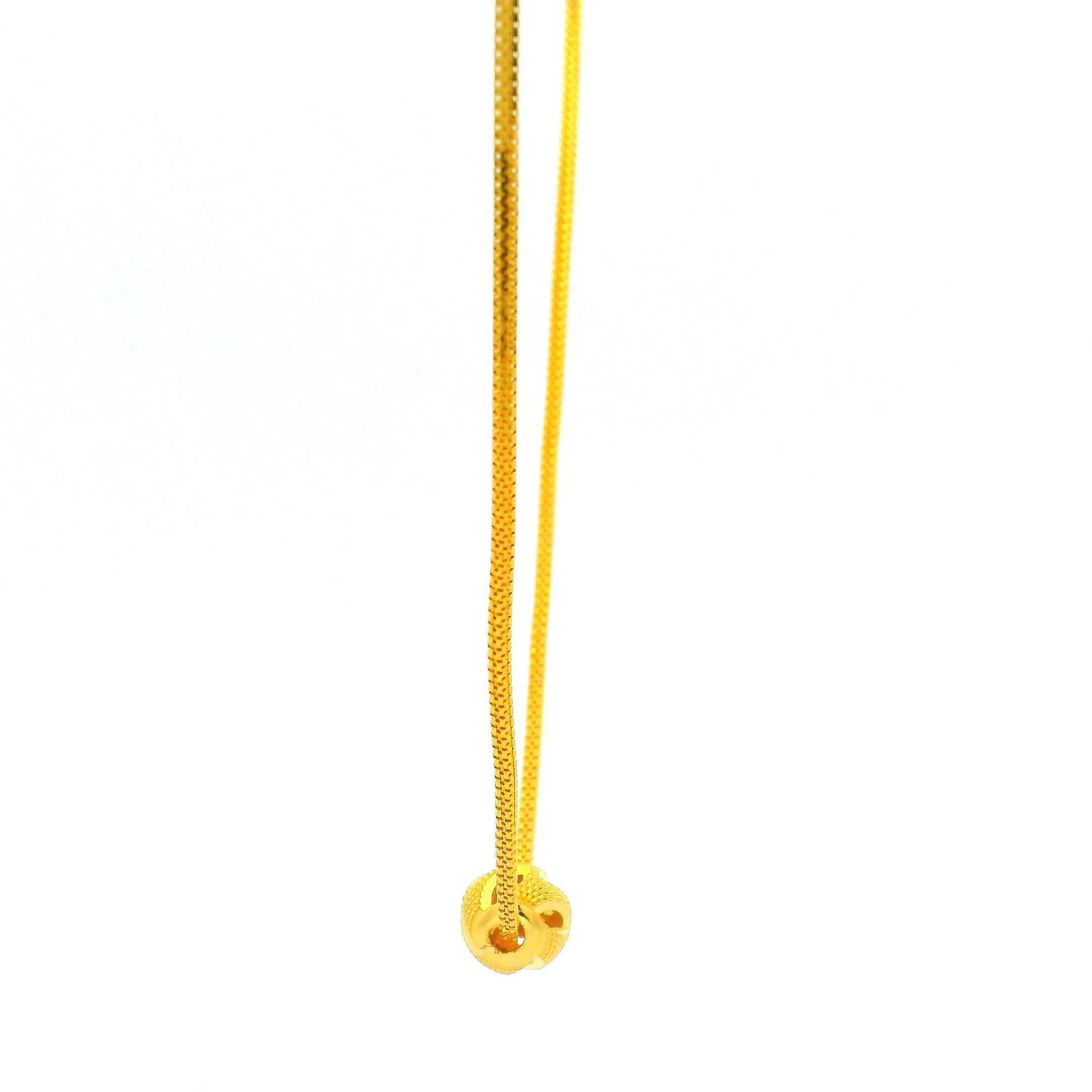 Gleaming Sphere Gold Chain