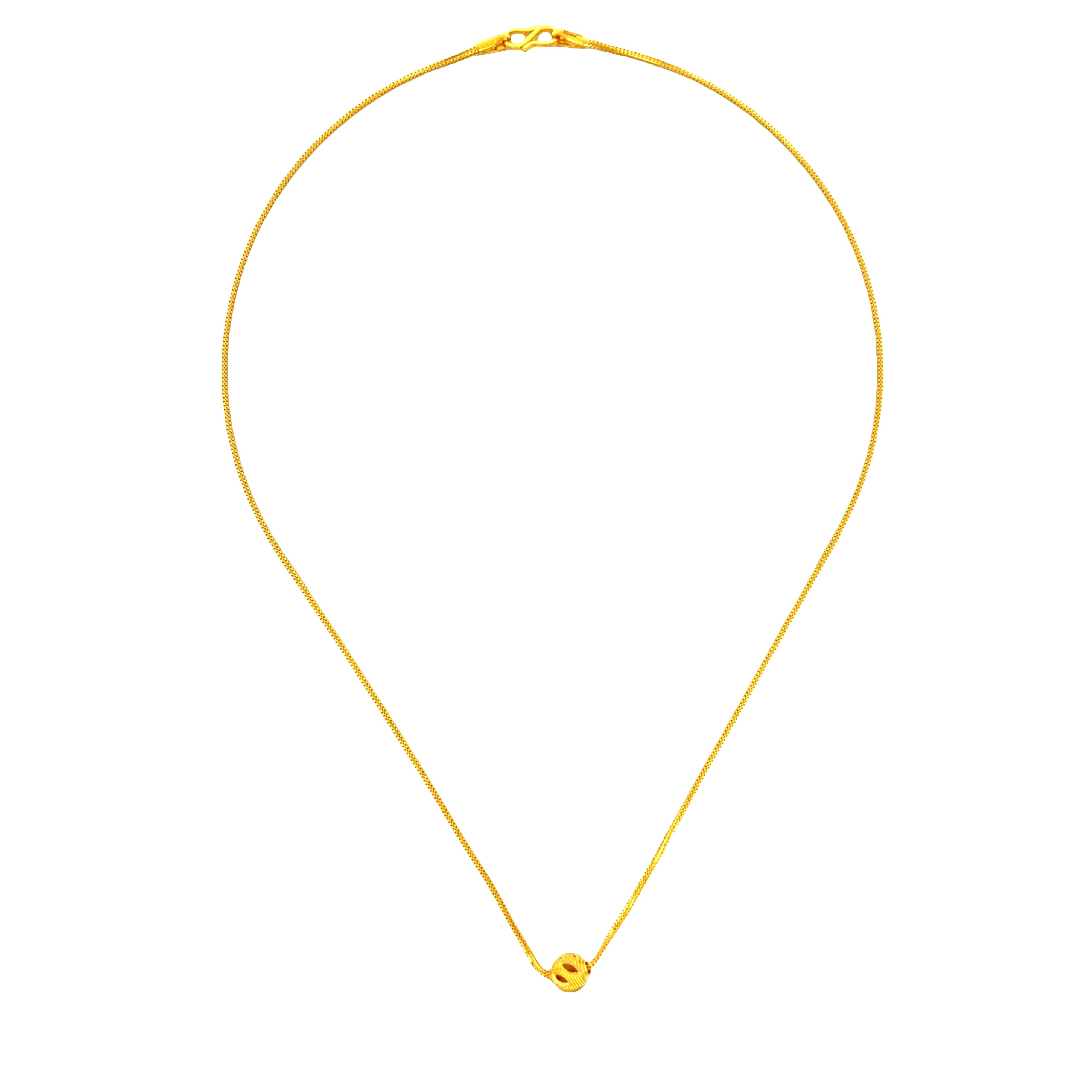 Gleaming Sphere Gold Chain