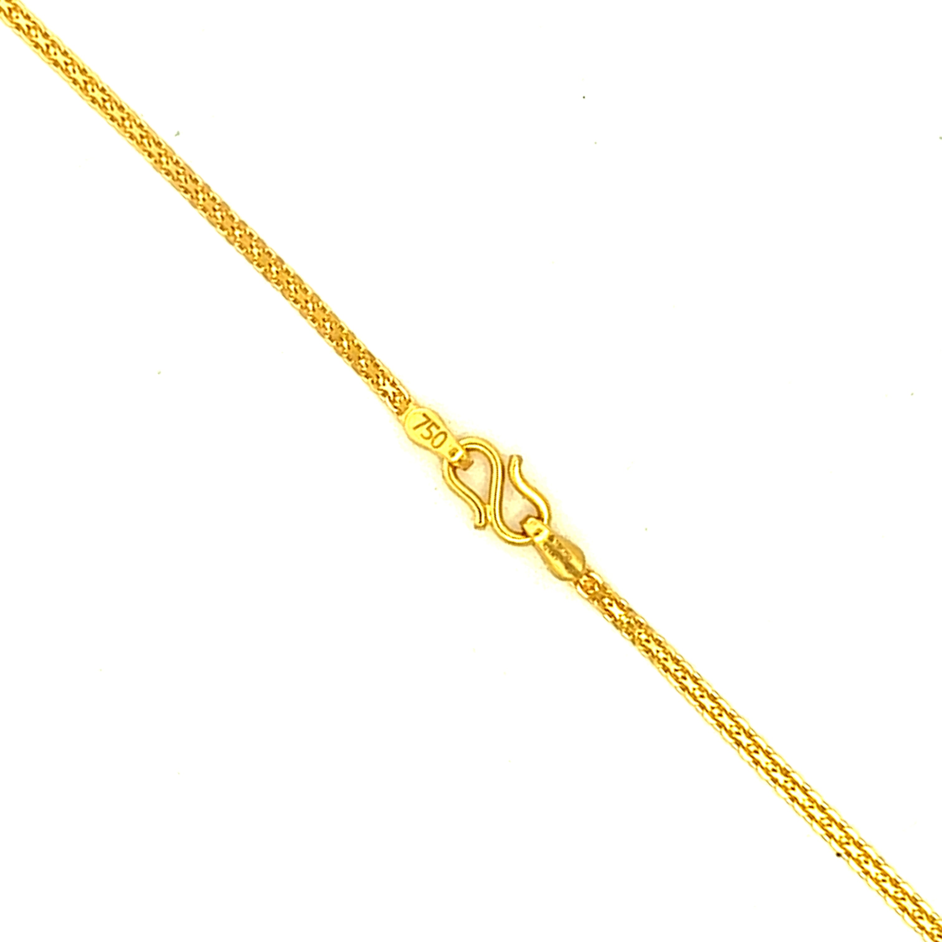 Stylish Swirl Gold Chain