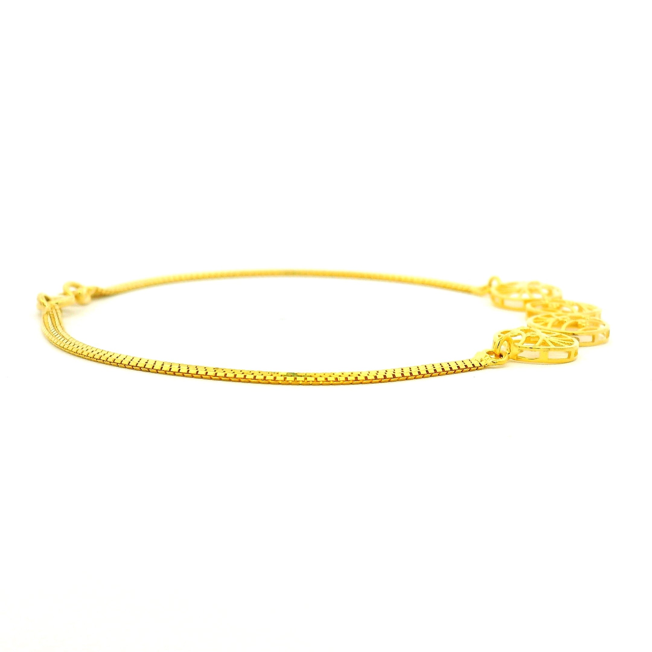 Glimmer in Style Gold Bracelet