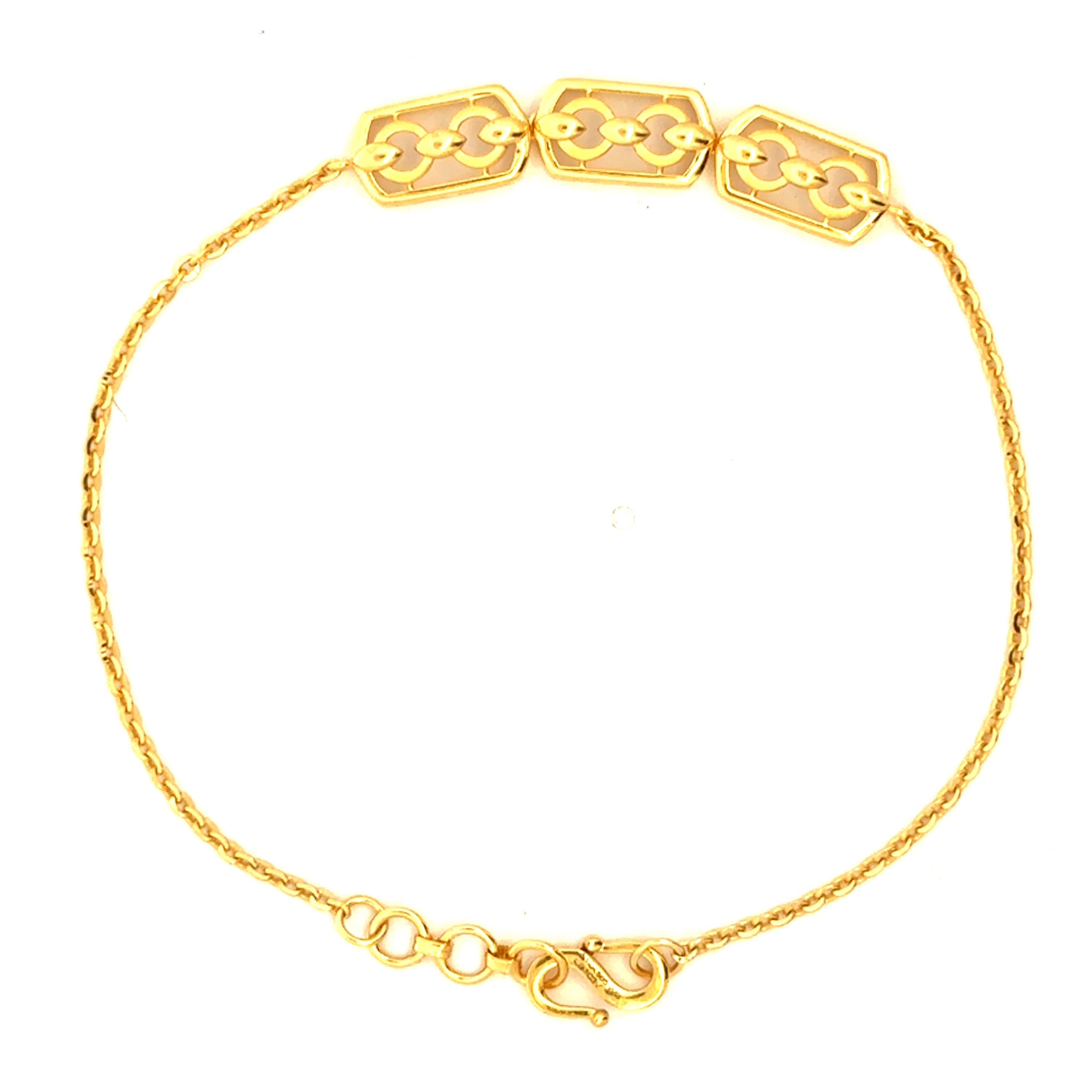 Charismatic Glow Gold Bracelet