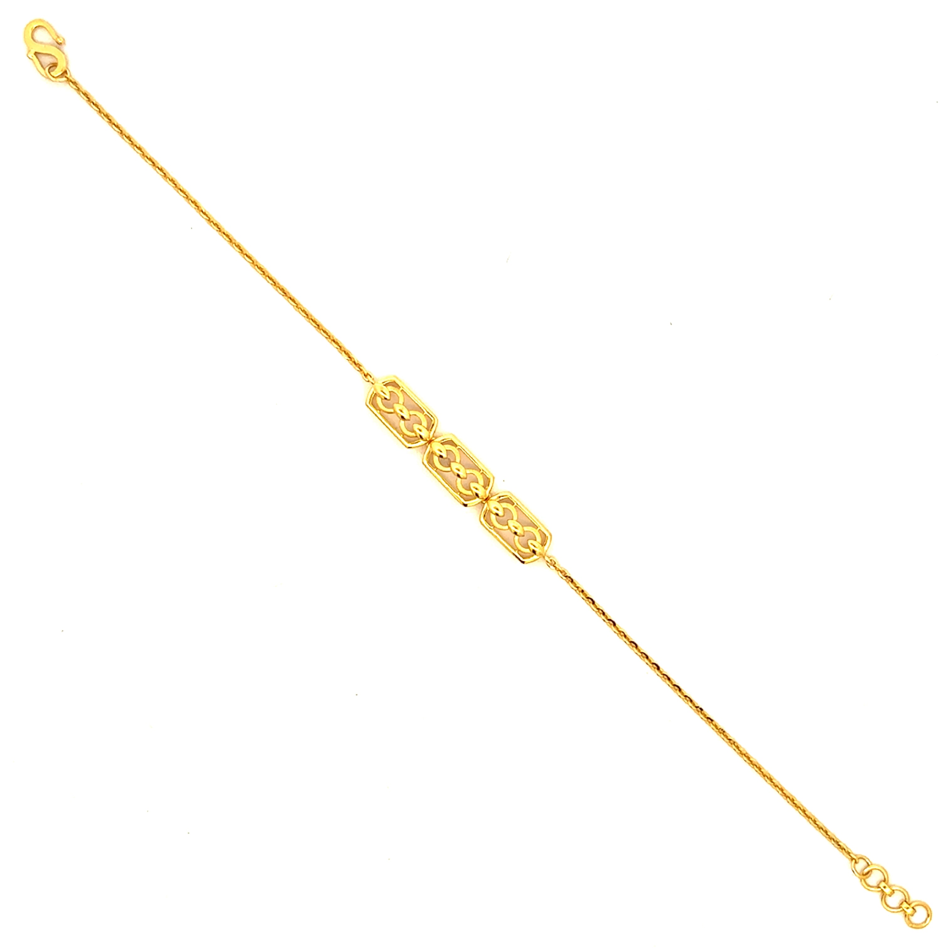 Charismatic Glow Gold Bracelet