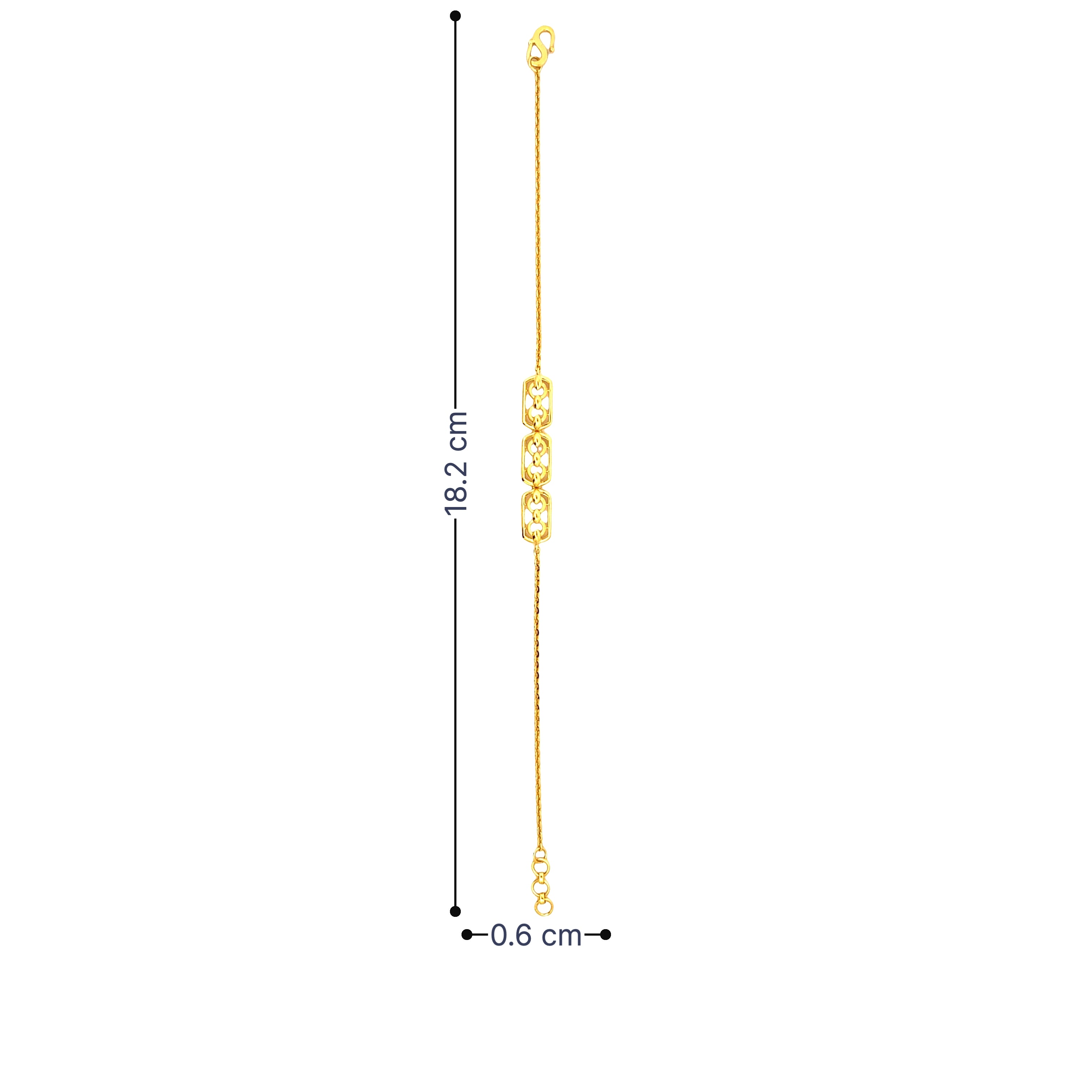 Charismatic Glow Gold Bracelet