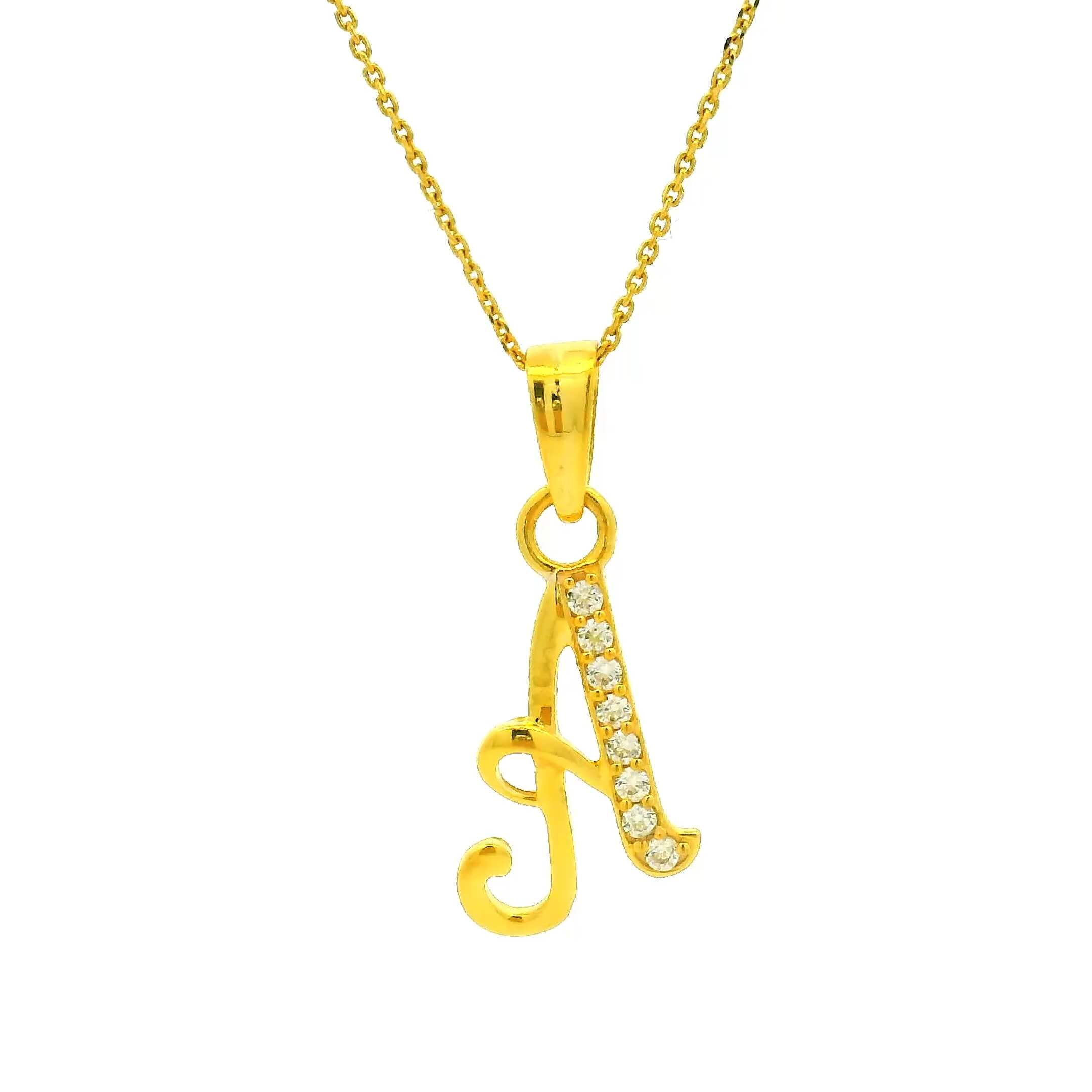 Amazing Dazzle Gold Pendant