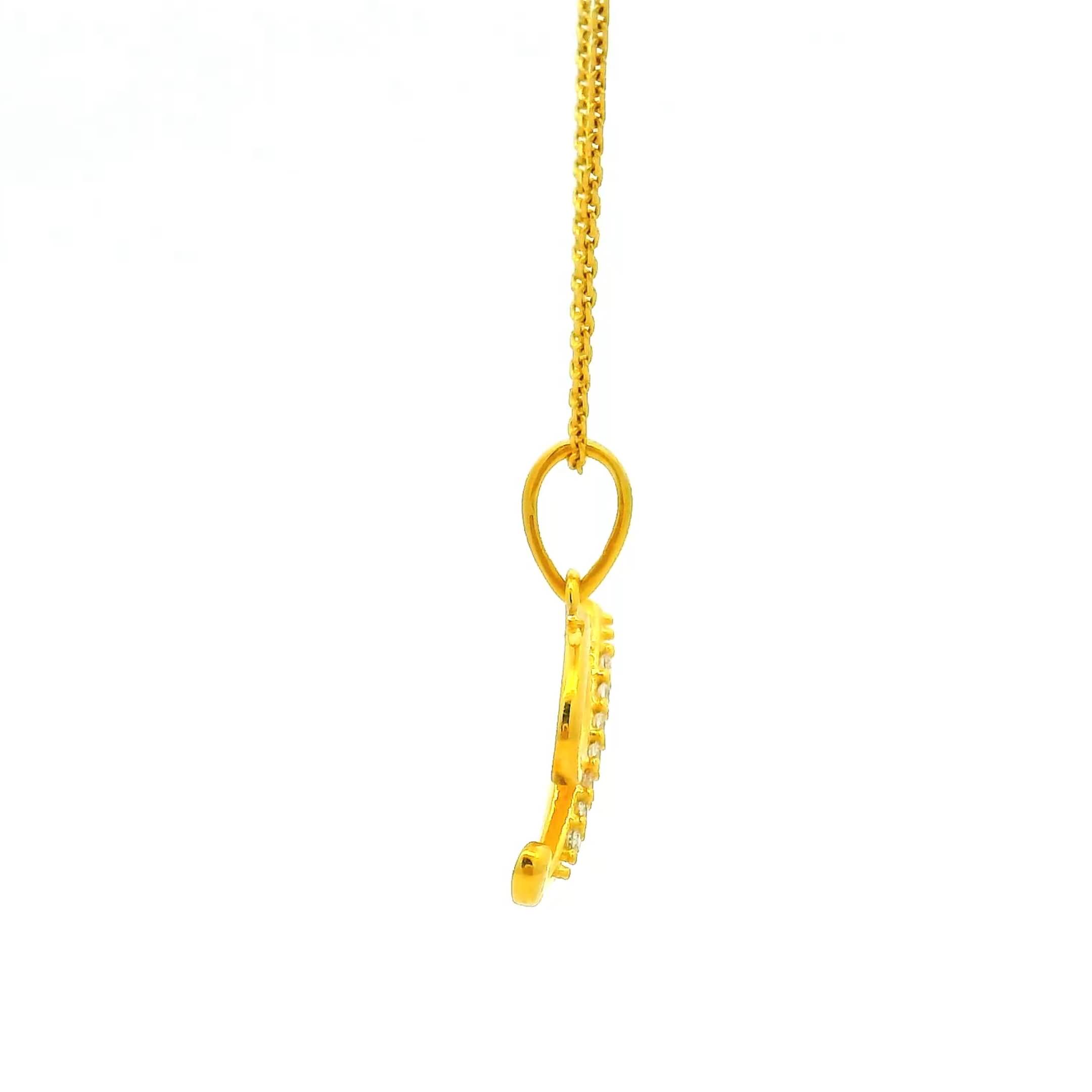 Ravishing Radiance Gold Pendant