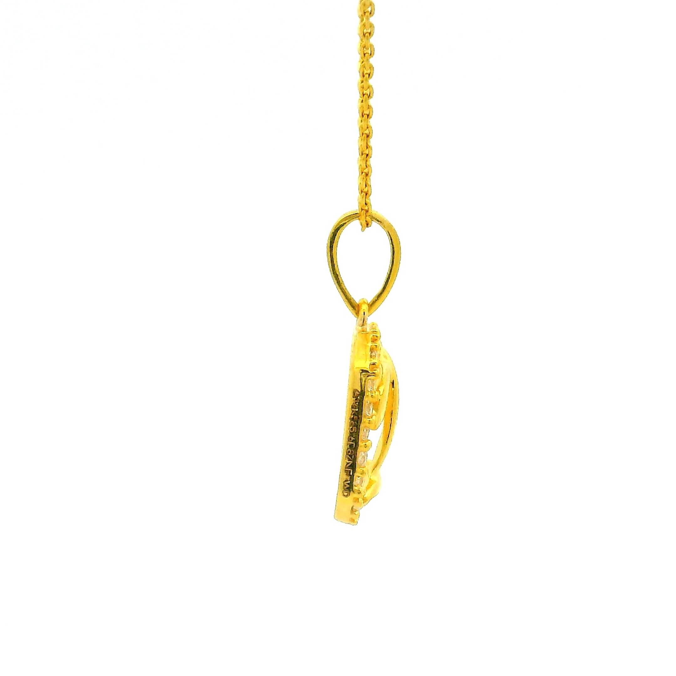 Spectacular Shine Gold Pendant