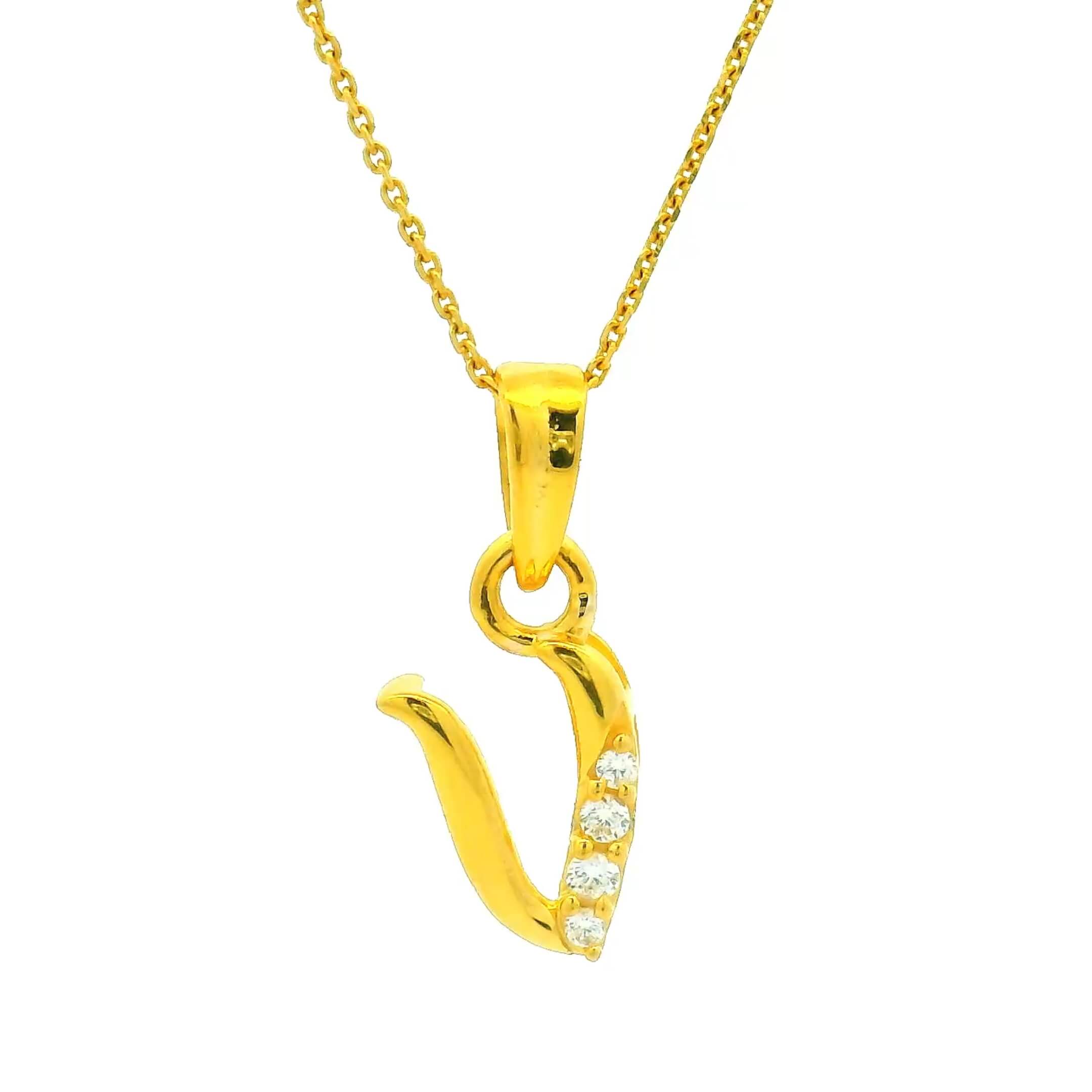 Riveting Vibrance Gold Pendant